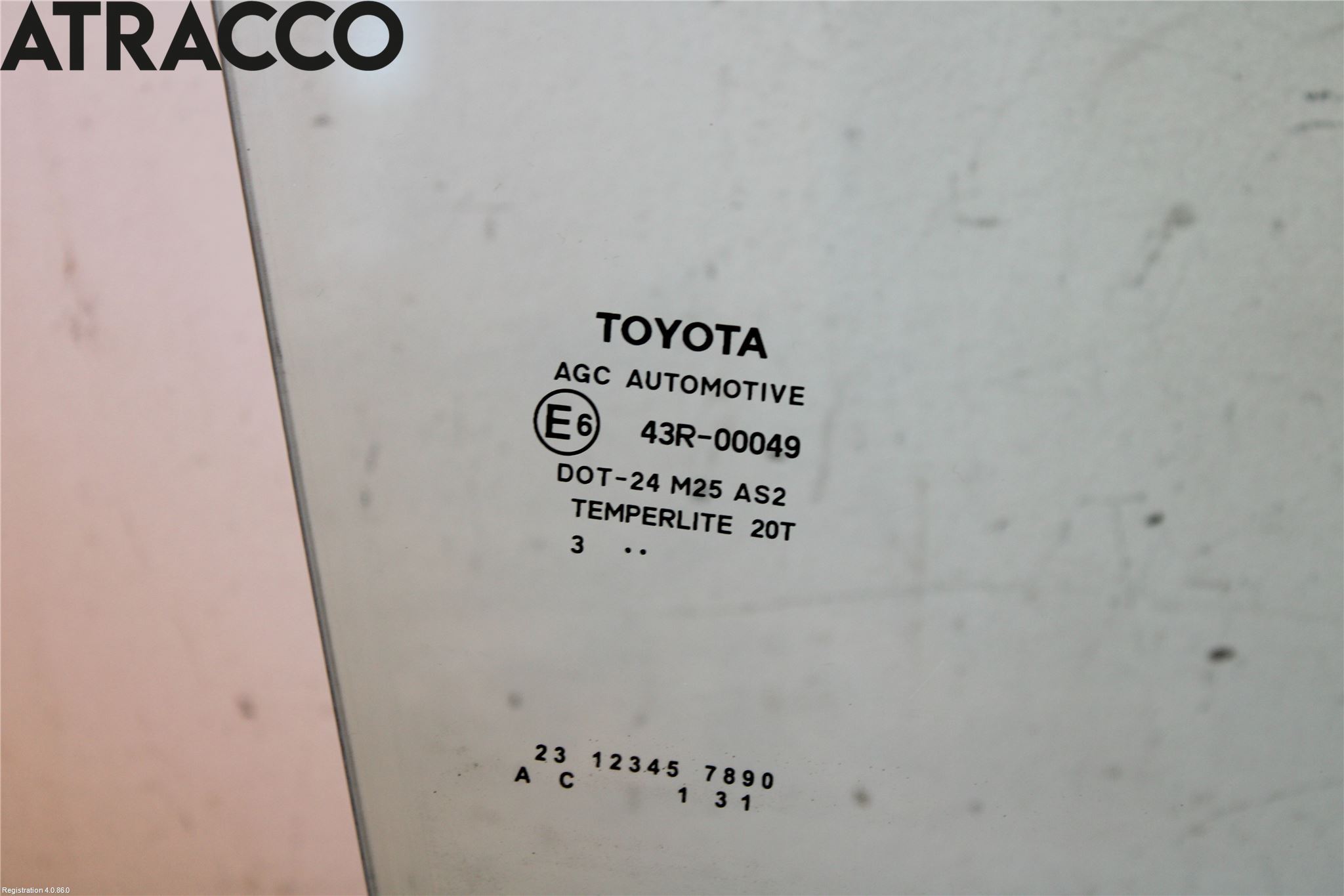 Toyota AURIS 13-19 Dørrute Foran Venstre 4 Dørs