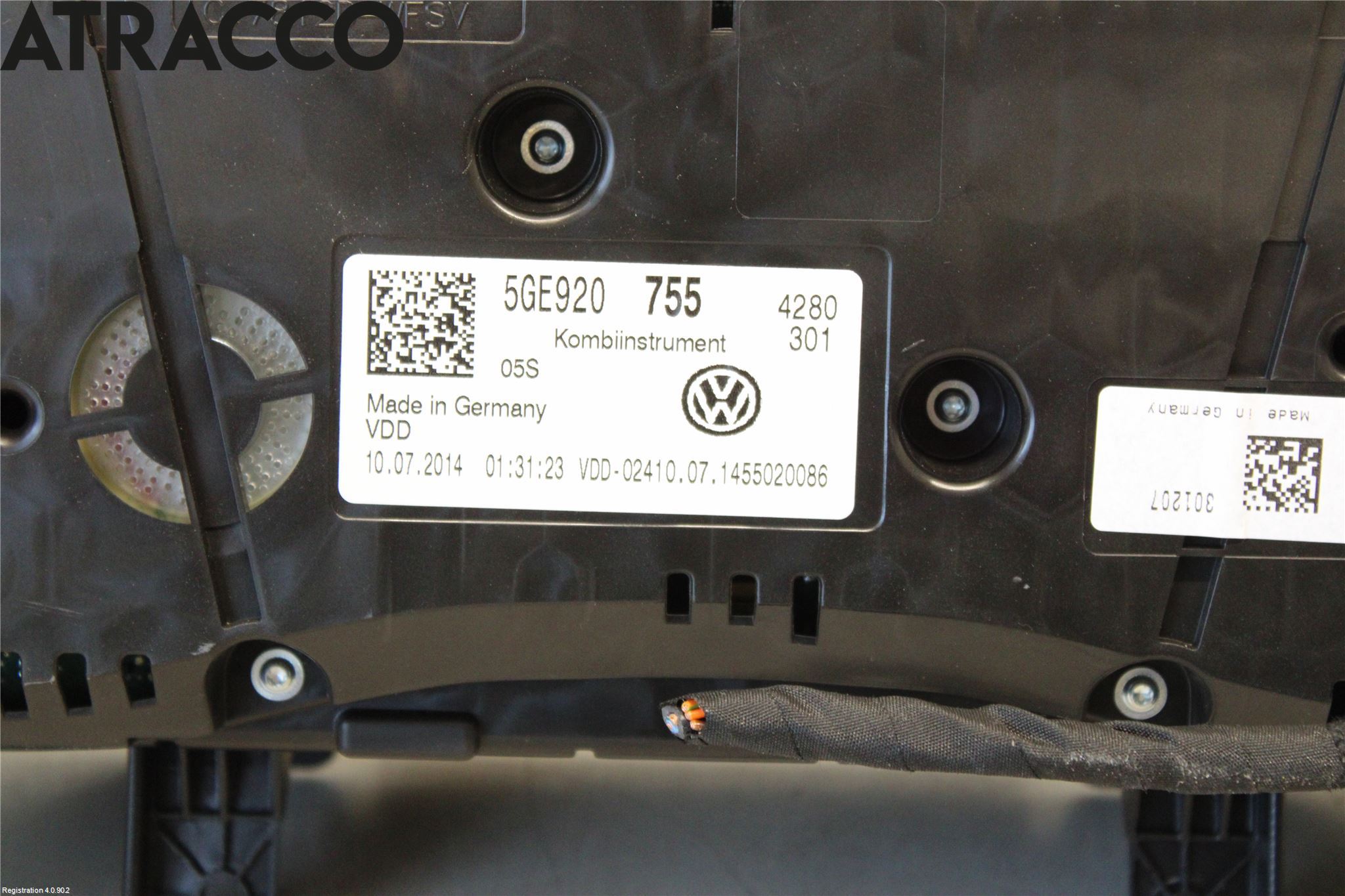 Volkswagen VW GOLF / E-GOLF VII 13-20 Instr Kombinert