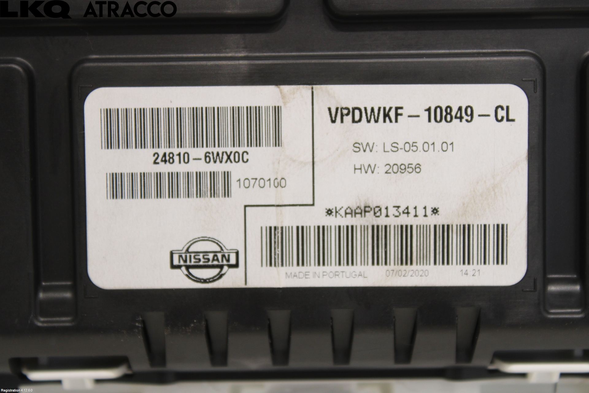 Nissan E-NV200/EVALIA Instr Kombinert