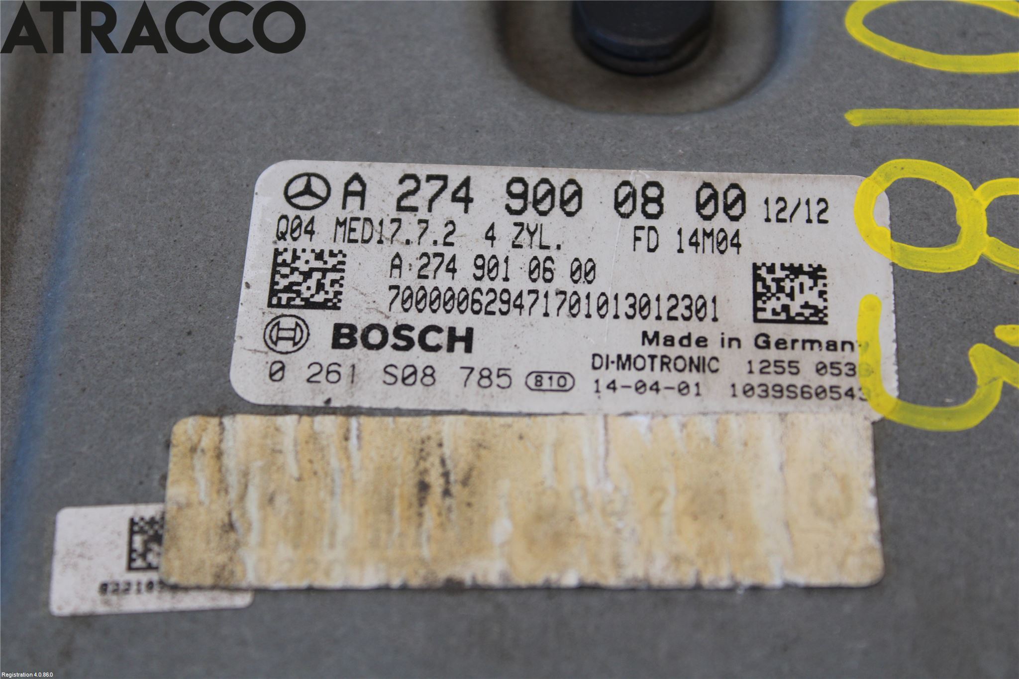 Mercedes-Benz MB C-KLASS (W205) 14-21 Styreenhet Innsprøytning