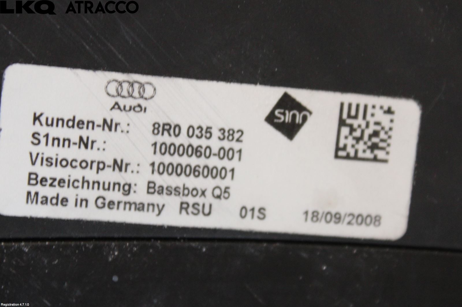 Audi Q5 09-16 Innr Høyttaler