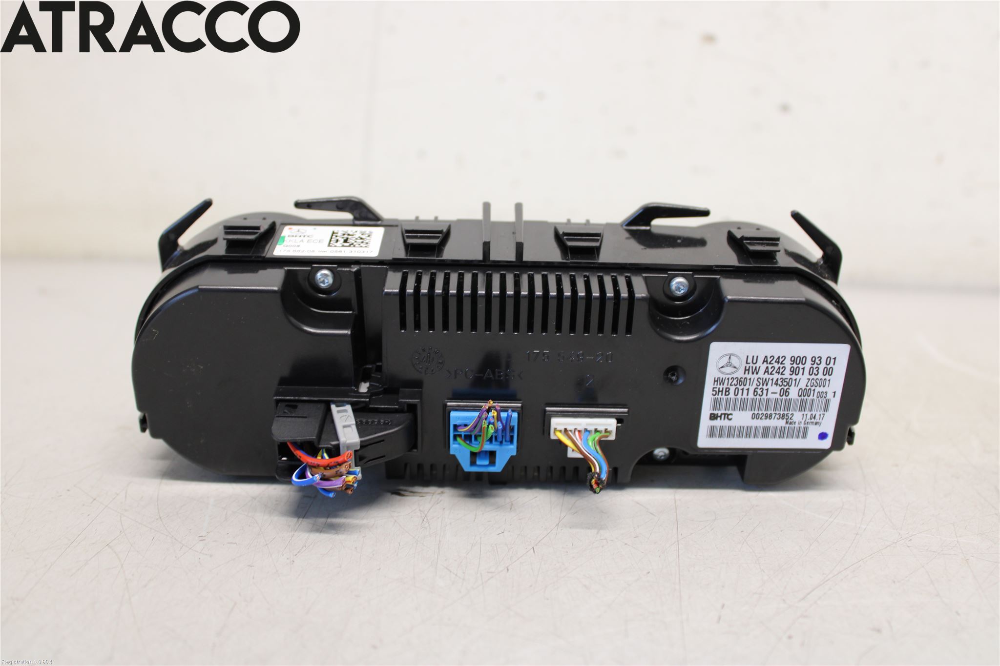 Mercedes-Benz MB B-KLASS (W246/W242) 12-19 Varme Ac Betjening-Display