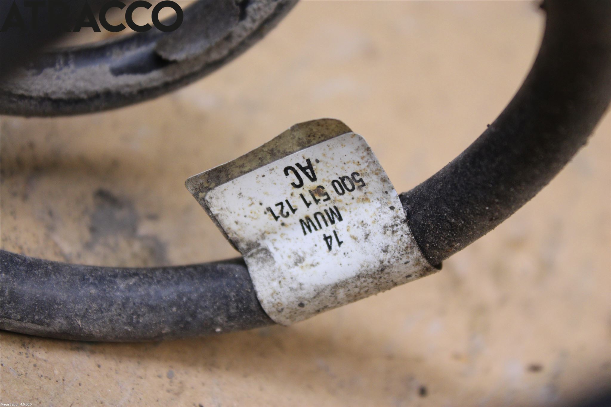 Volkswagen VW GOLF / E-GOLF VII 13-20 Fjær Bak