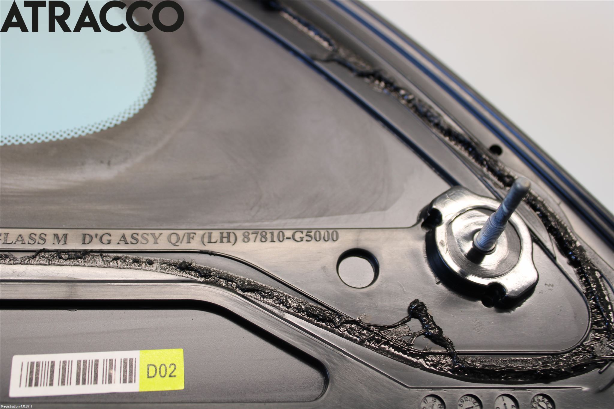 Kia NIRO (DE) 17-22 Dørrute Bak Vens Trekant 4D