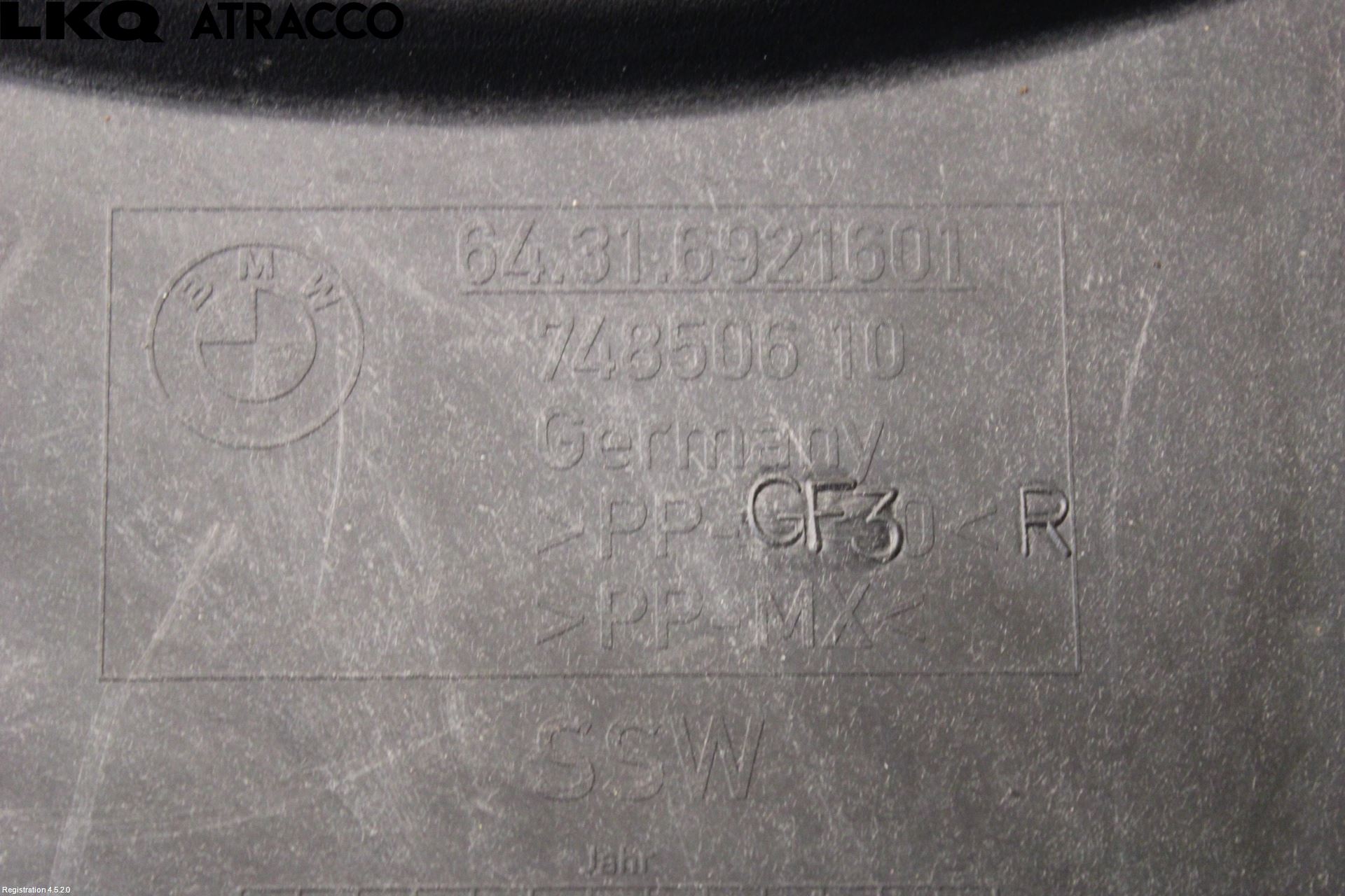 BMW 5 E60/61 Sed/Tou 02-10 Luftstyring Front