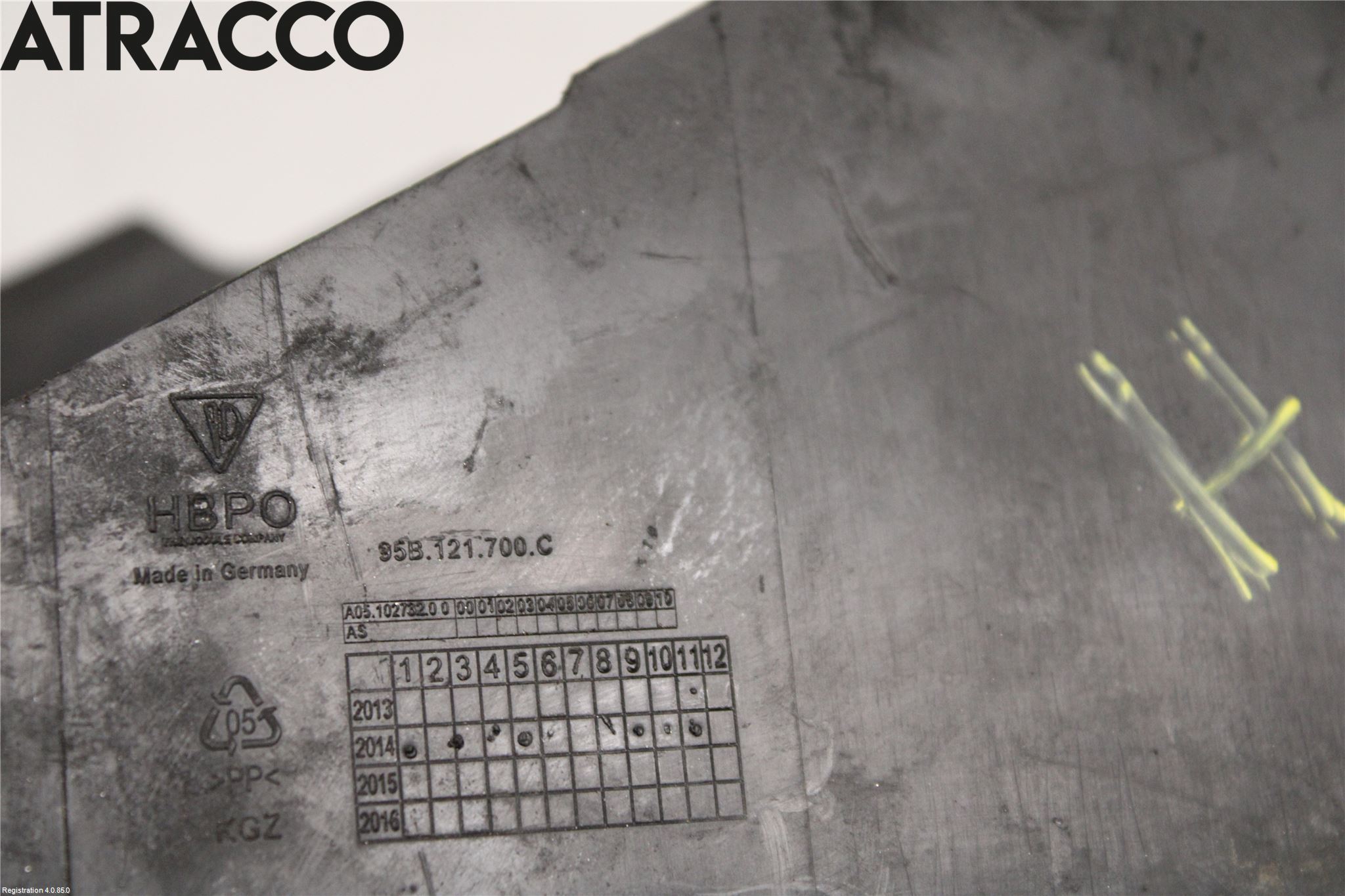 Porsche MACAN/EV 14- Luftstyring Front