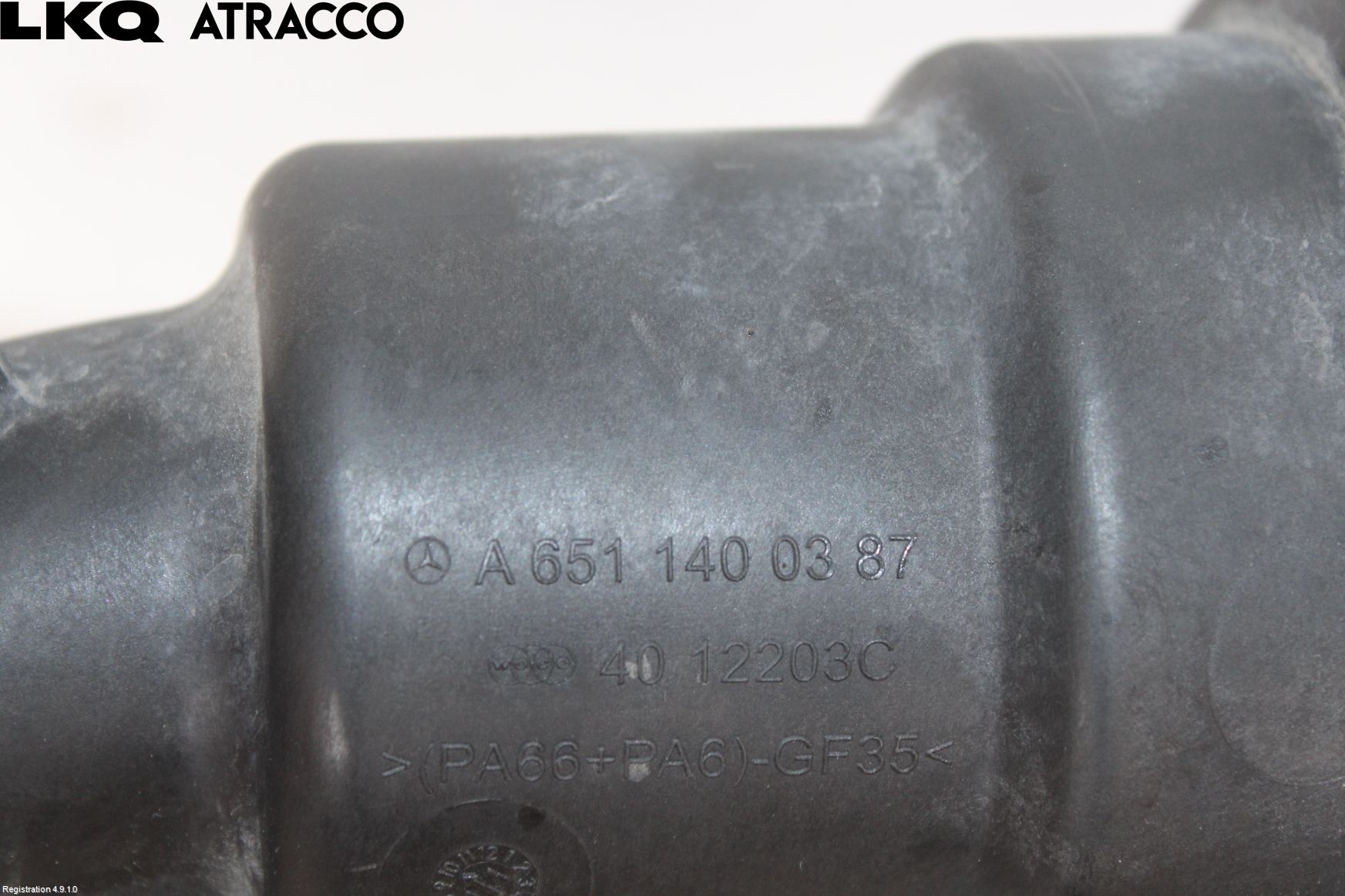 Mercedes-Benz MB B-KLASS (W246/W242) 12-19 Intercooler Rør-Slange