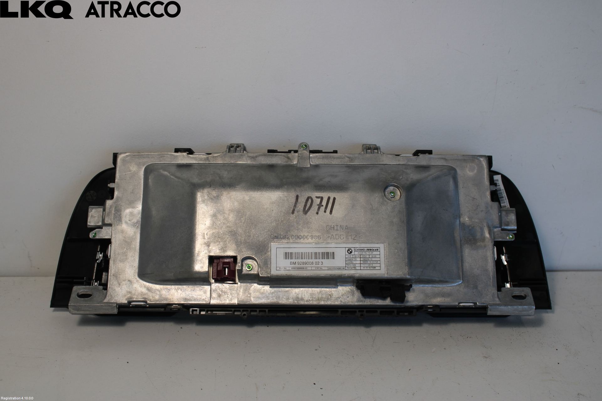 BMW 5 F10/F11/F18 09-17 Instr Skjerm Dvd-Gps-Ac-Tlf