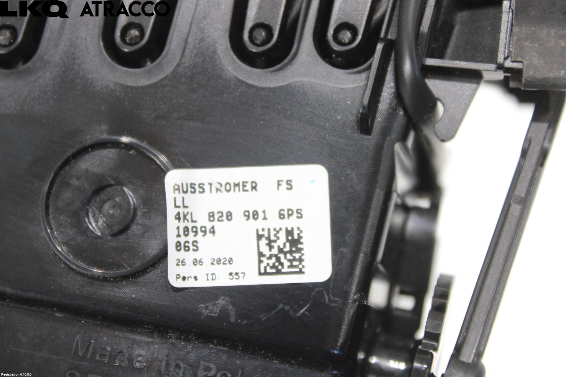 Audi E-TRON, S GE 19- Dashbord Kanal - Dyse