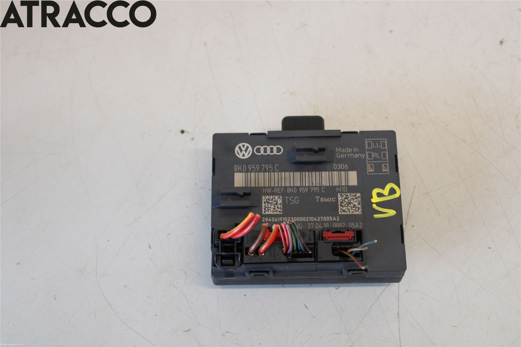 Audi A4/S4 08-11 Styreenhet Dør