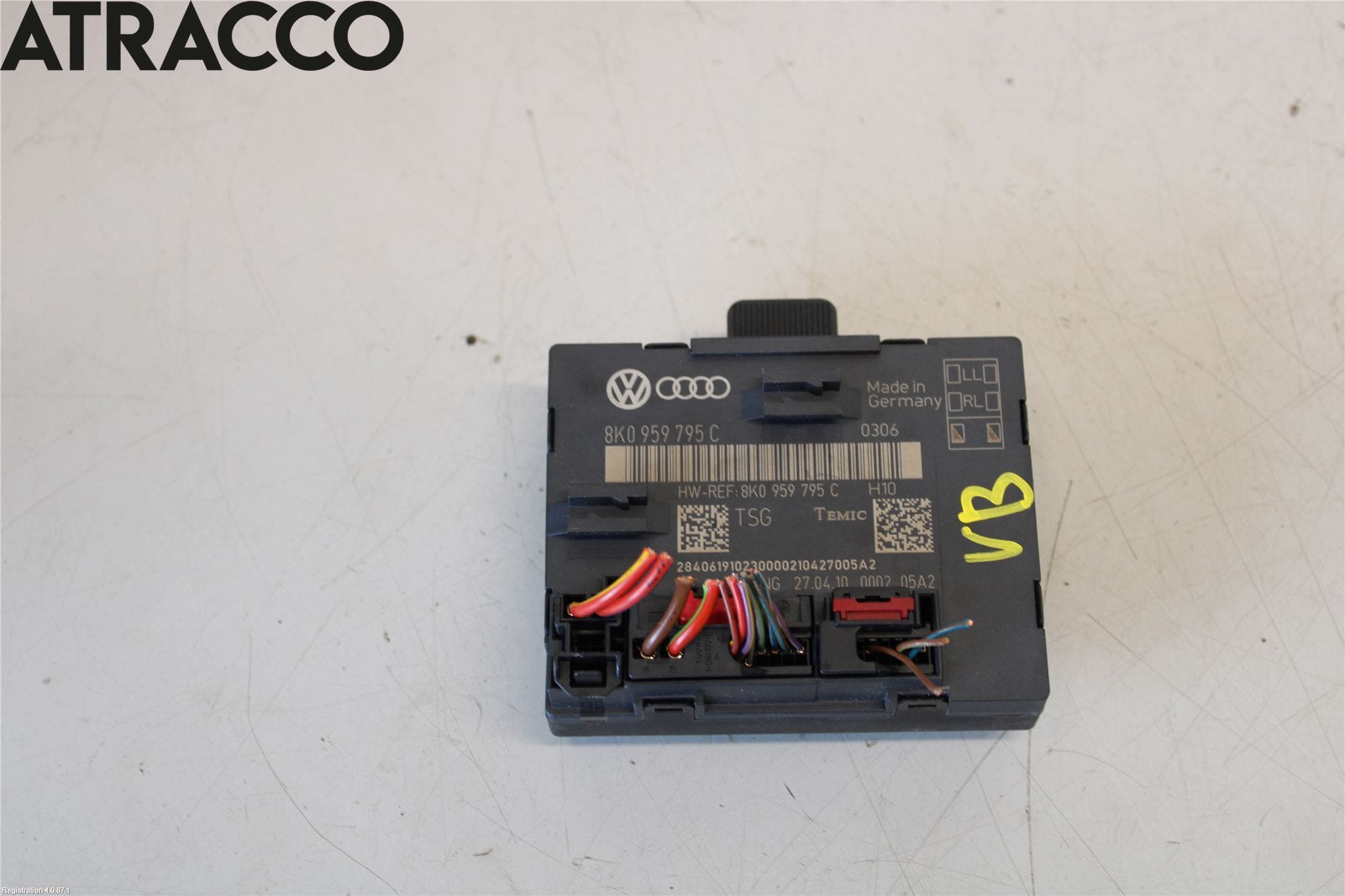 Audi A4/S4 08-11 Styreenhet Dør