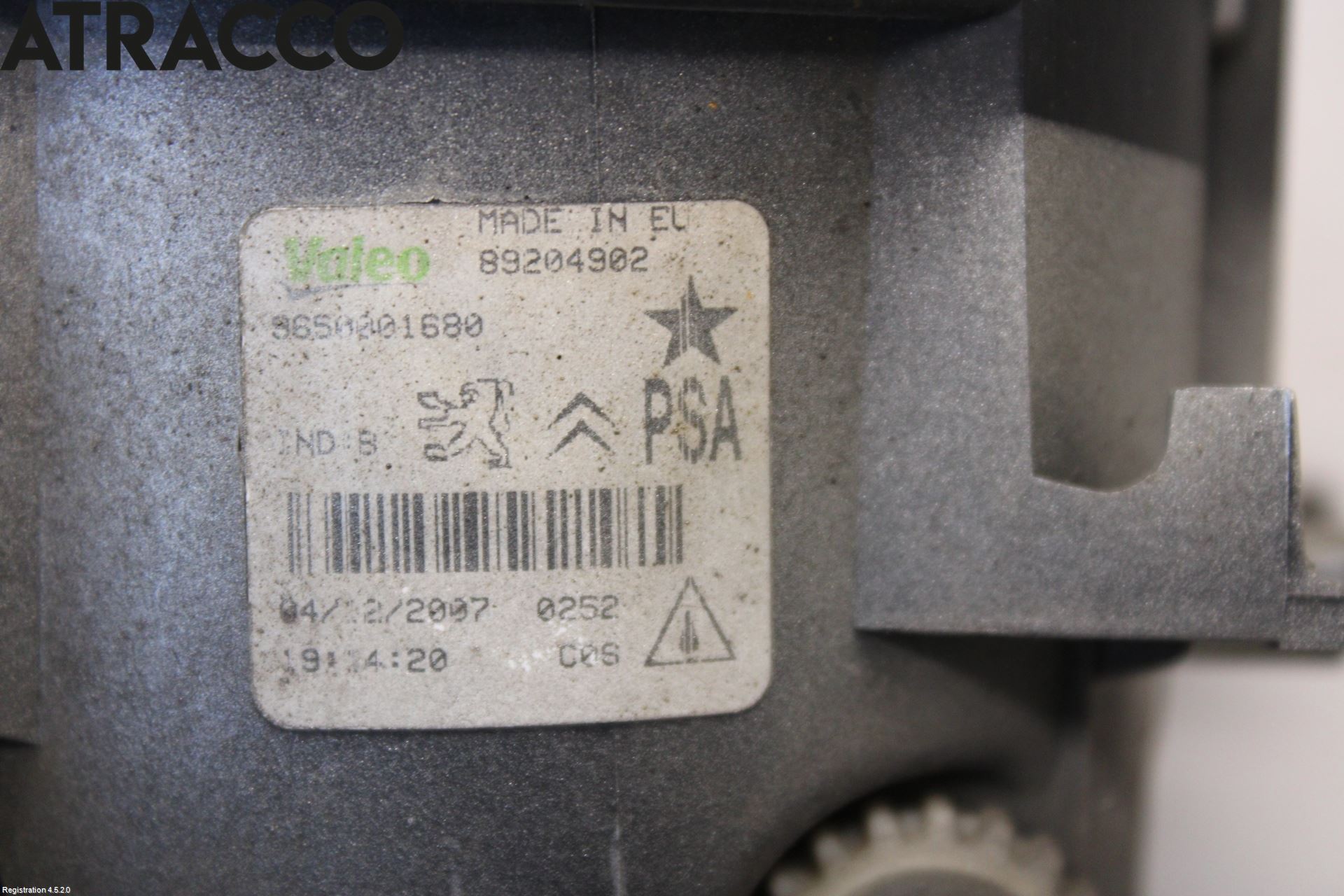 Peugeot 207 Frontlykt-Kurve-Tåkelys