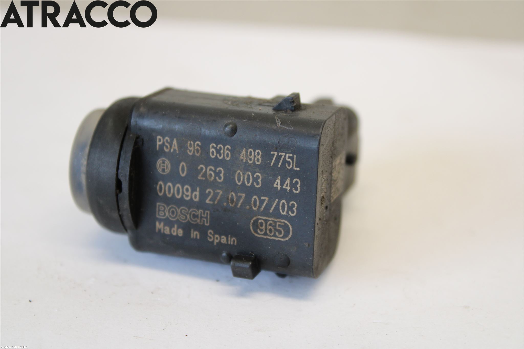 Peugeot 407 Sensor Parkering Front