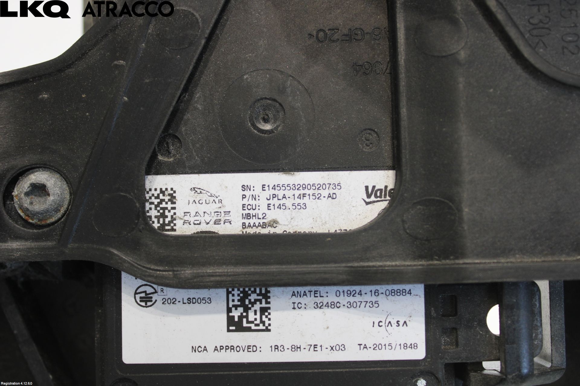 Jaguar I-PACE 18- Sensor Kollisjonsbeskyttelse