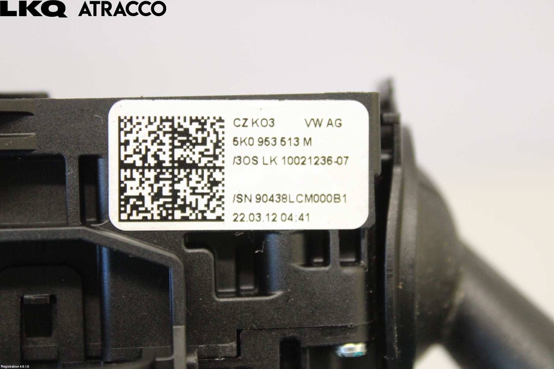 Volkswagen VW GOLF VI 09-13 Bryter Ratt Kombi H Og V