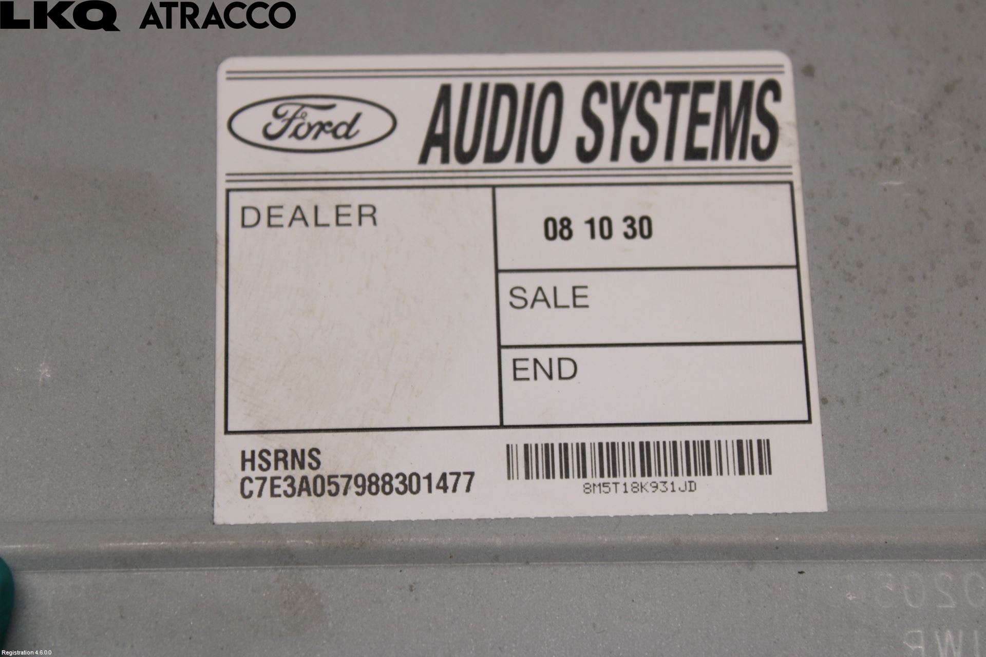 Ford FOCUS 08-11 Stereo Radio Med Cd