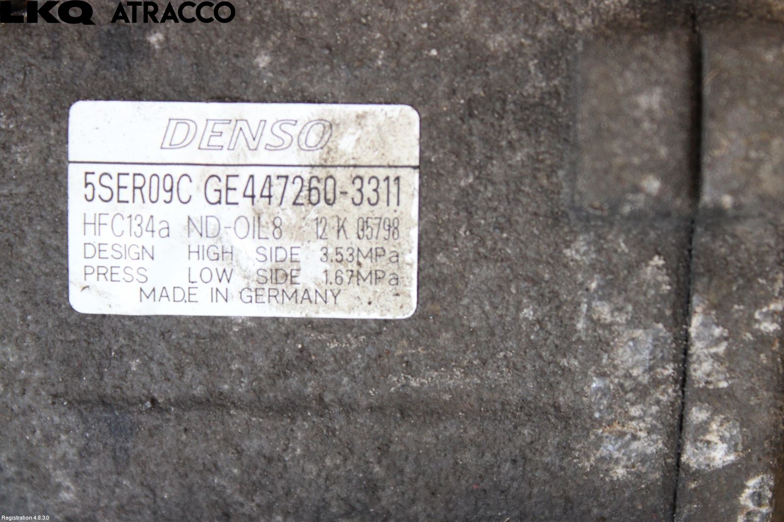 Toyota AURIS 10-12 Varme Ac Kompressor