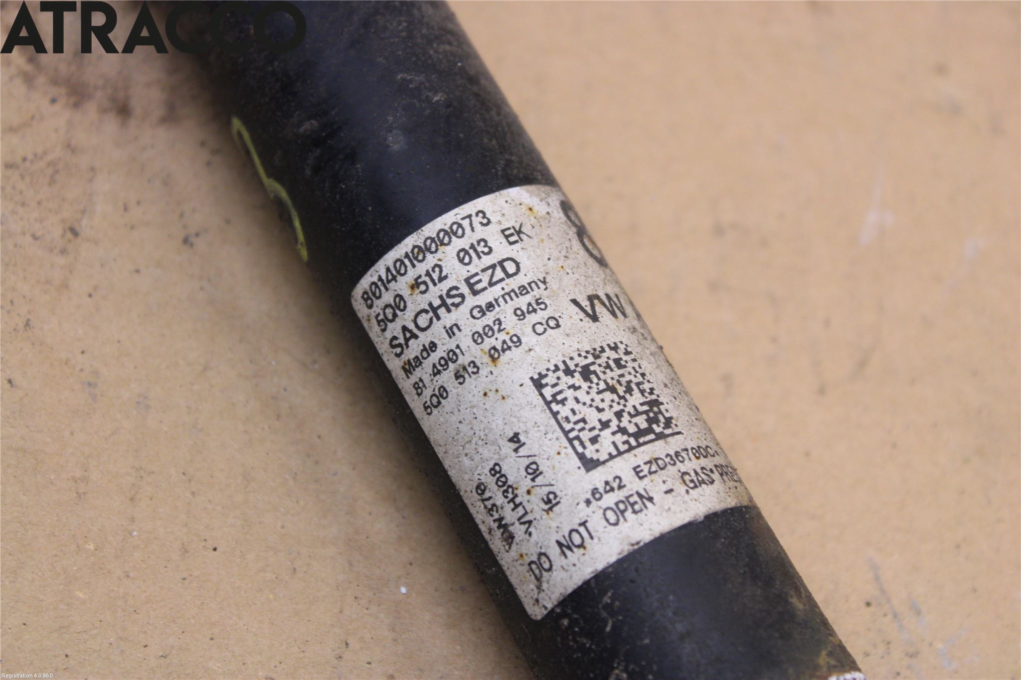 Volkswagen VW GOLF / E-GOLF VII 13-20 Støtdemper Bak