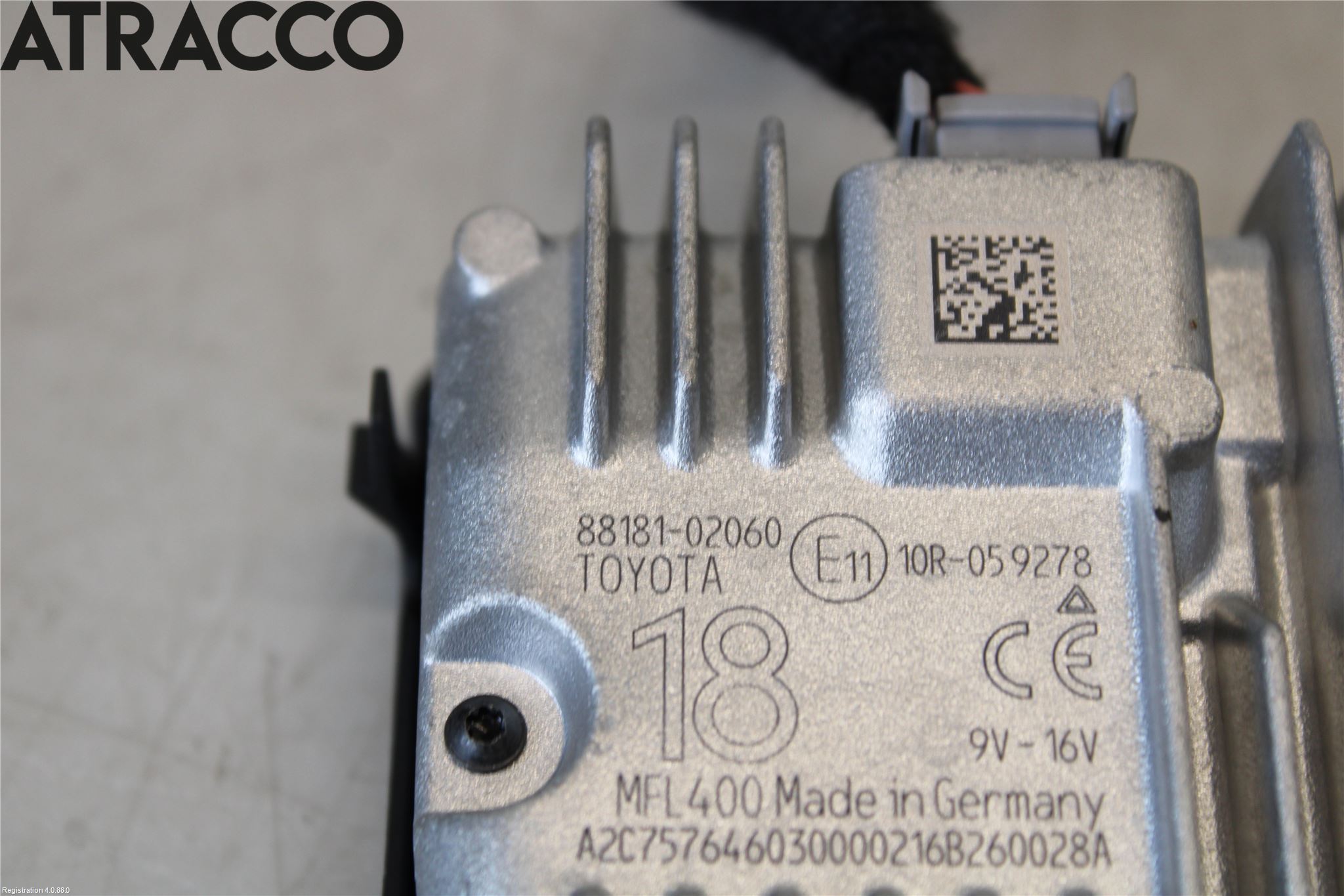 Toyota AURIS 13-19 Sensor Kollisjonsbeskyttelse