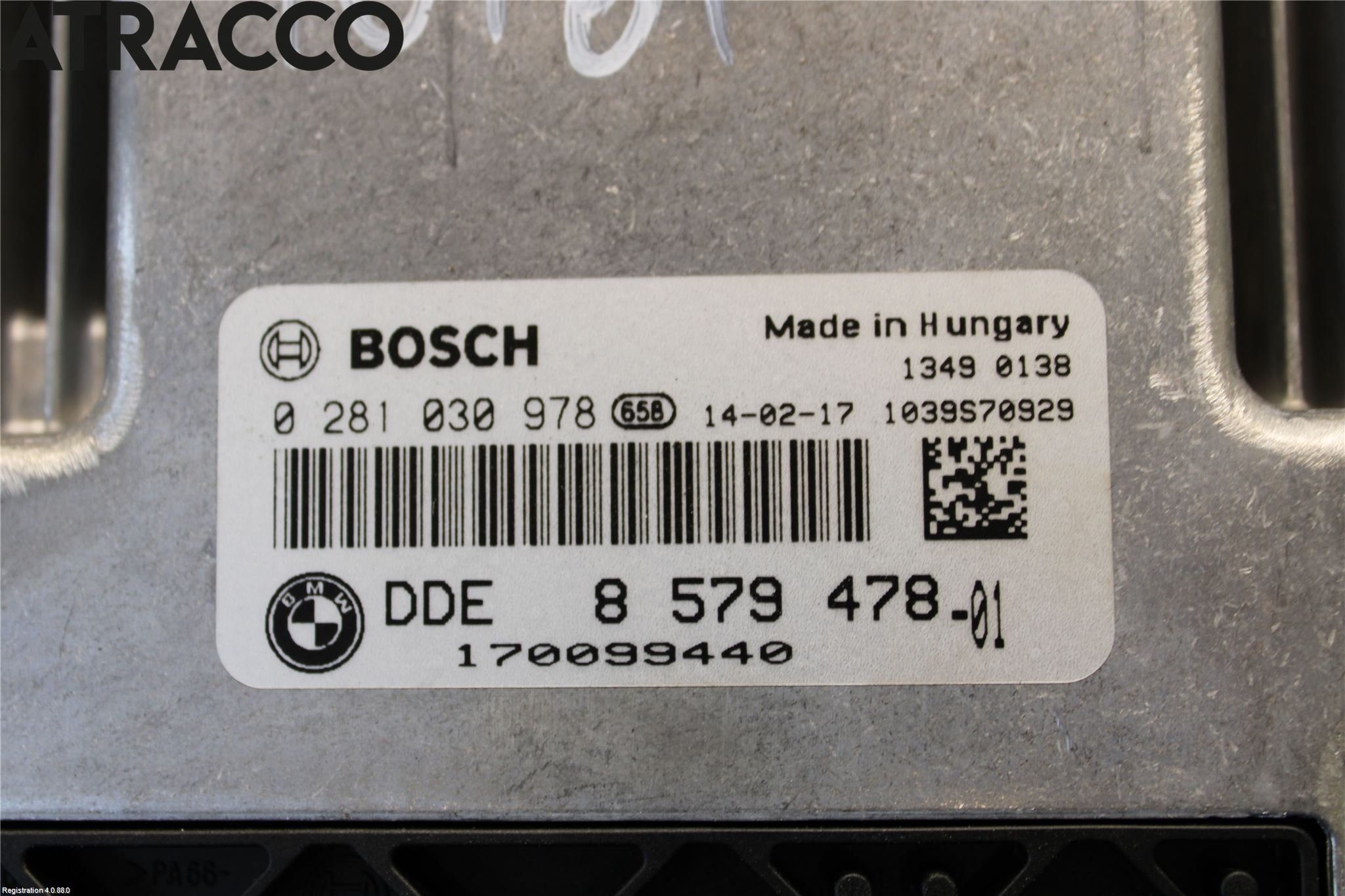 BMW 3 F30/F31/F80 12-19 Styreenhet Innsprøytning