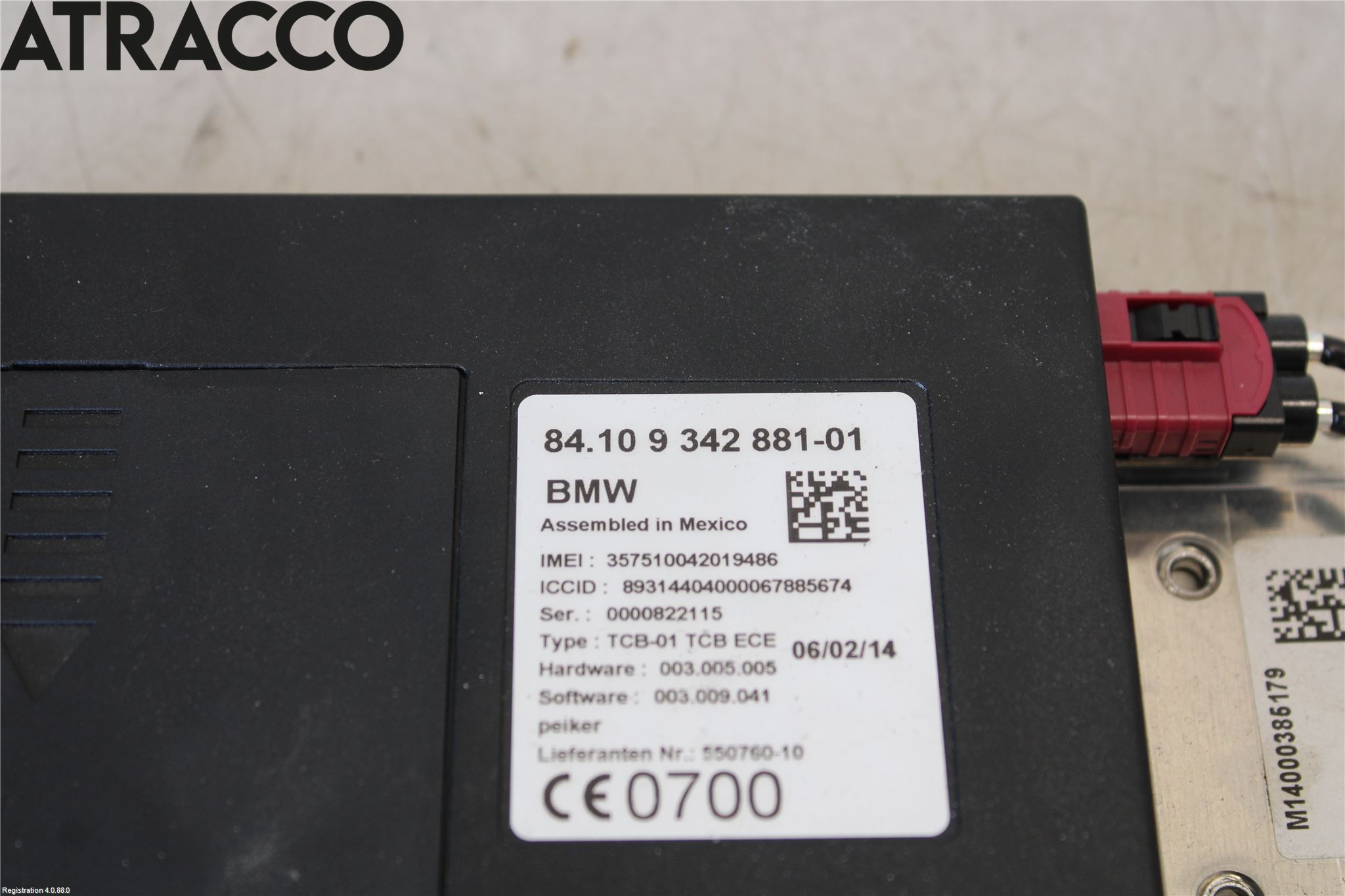 BMW 3 F30/F31/F80 12-19 Styreenhet Øvrig