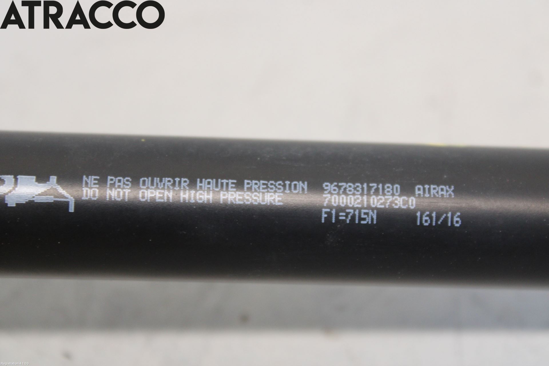 Peugeot 2008 13-20 Bakluke Demper-Gassfjær