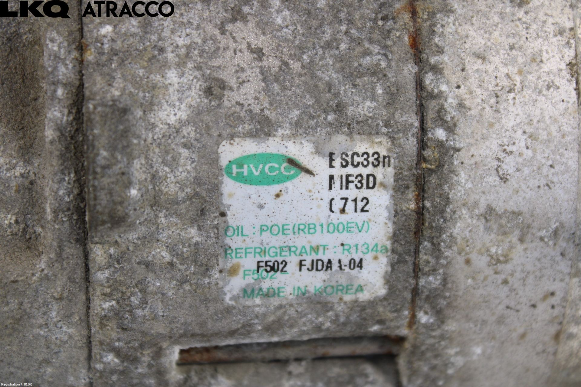 Kia SOUL 09- Varme Ac Kompressor