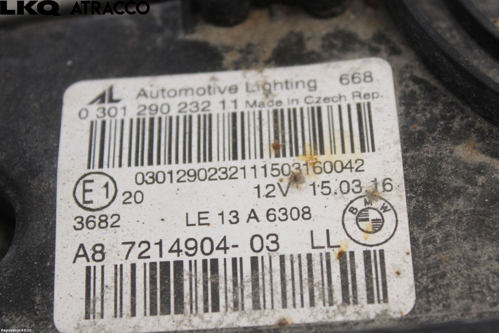 BMW 2 F45 Active Tourer 14-21 Frontlykt Høyre