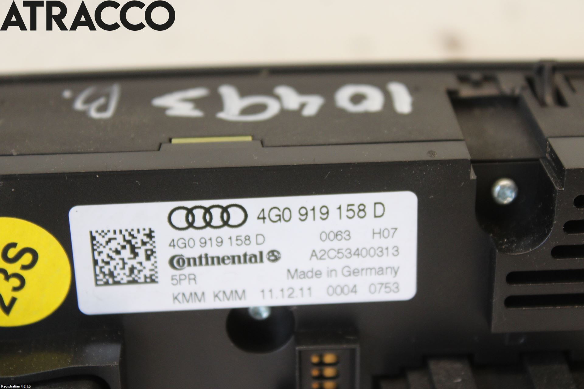 Audi A6/S6 4G 11-18 Varme Ac Betjening-Display