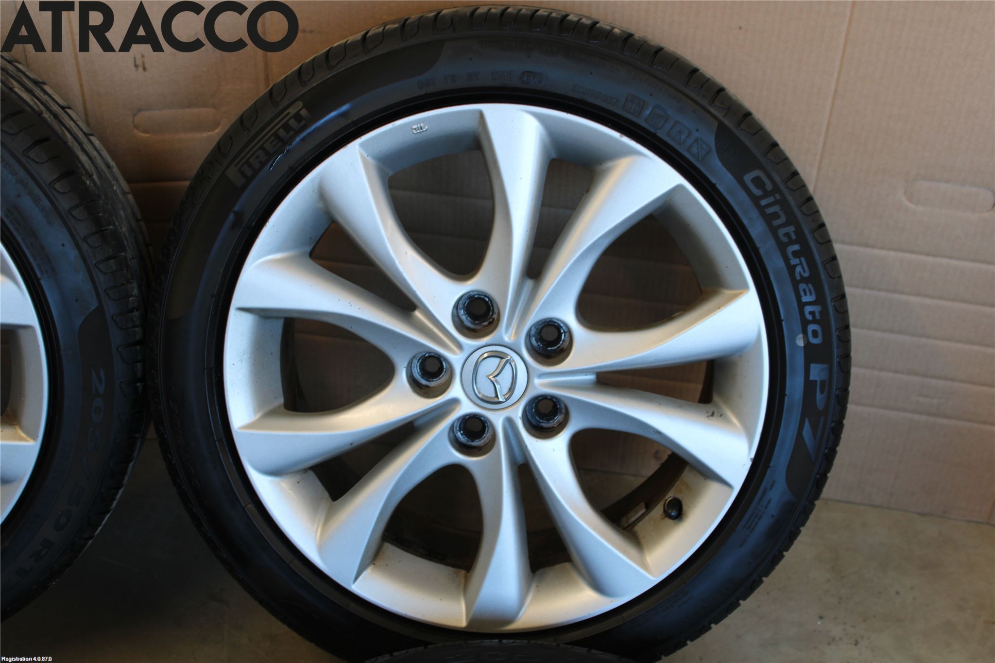 Mazda 5 05-10 Dekk Sommer På Alu Felg 4Stk