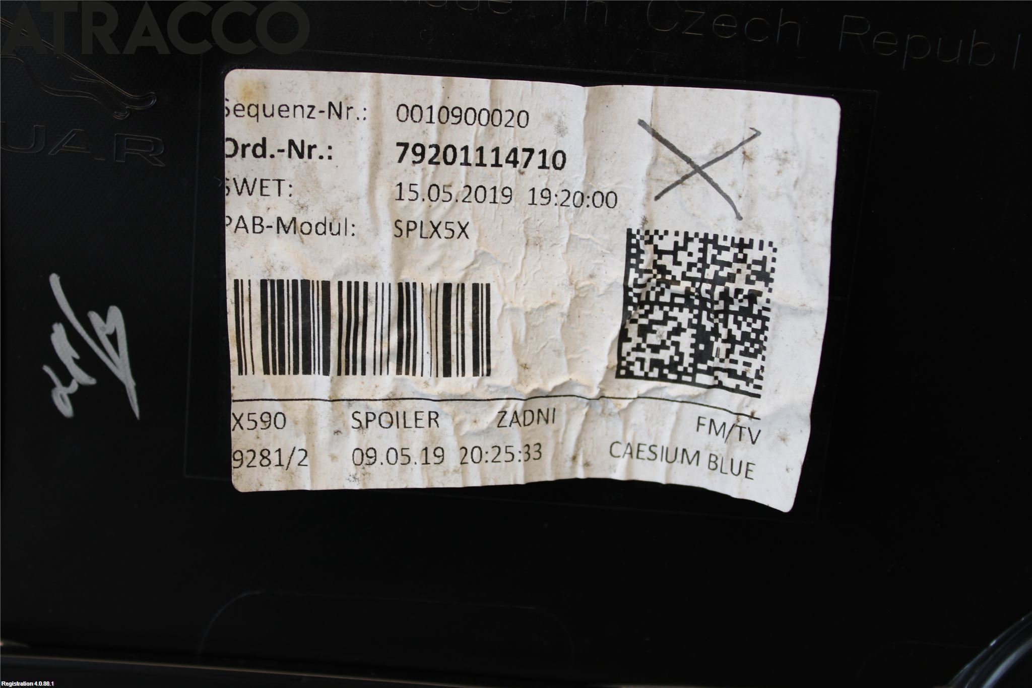 Jaguar I-PACE 18- Spoiler Bakluke