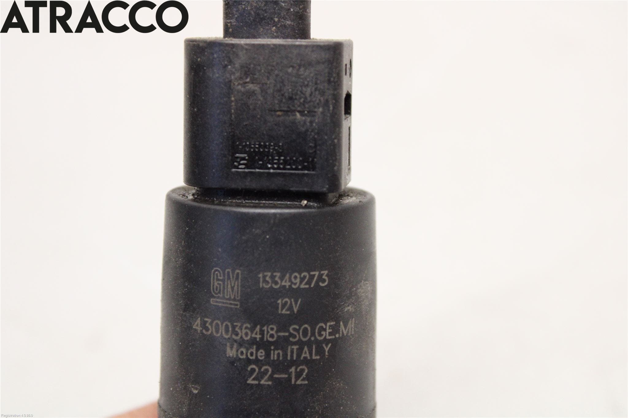 Opel ZAFIRA C 12-19 Spylerpumpe Frontrute