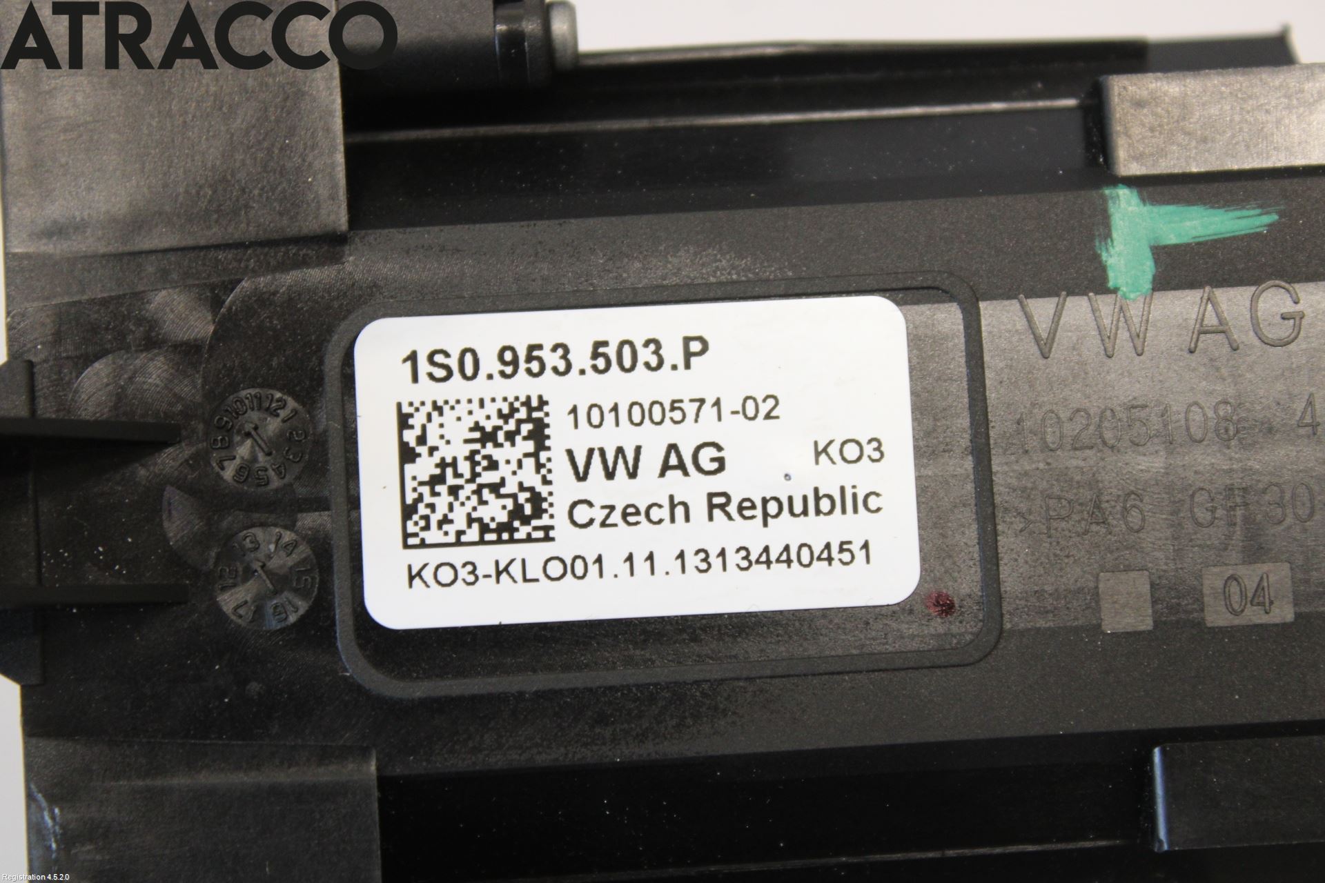 Volkswagen VW UP! / E-UP! Bryter Ratt Kombi H Og V