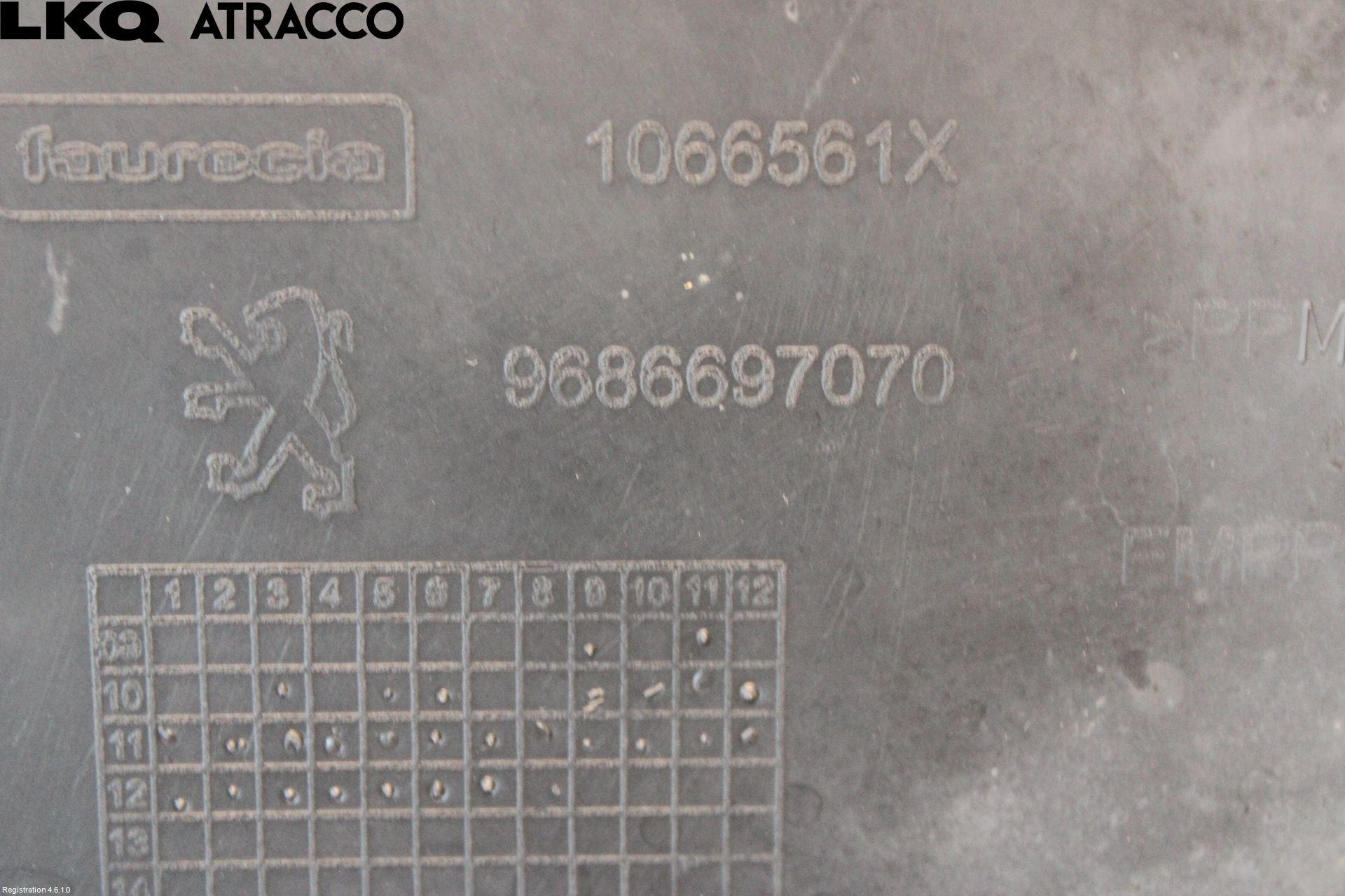 Peugeot 508 11-18 Frontplate Øvre