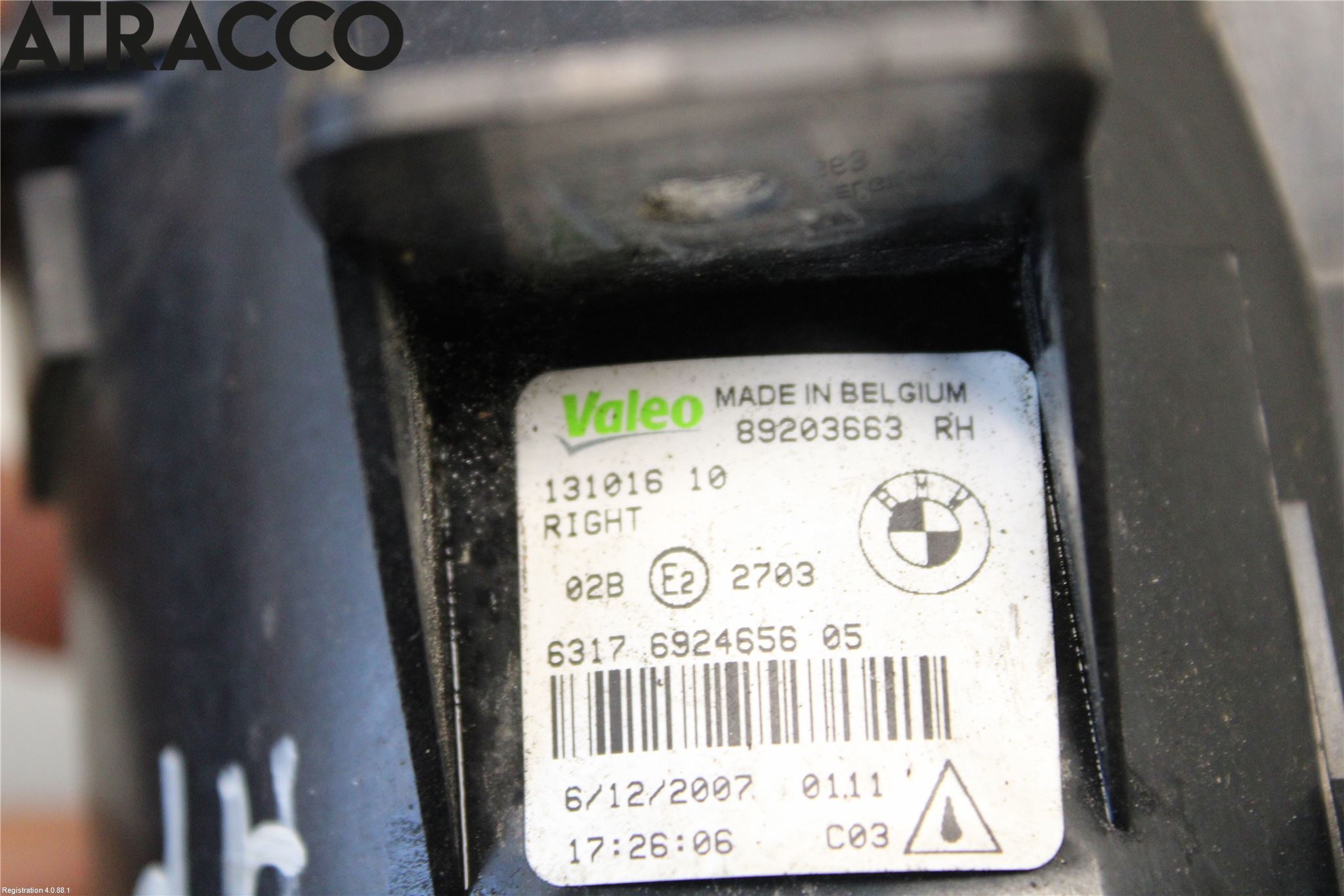 BMW X3 E83     03-10 Frontlykt-Kurve-Tåkelys