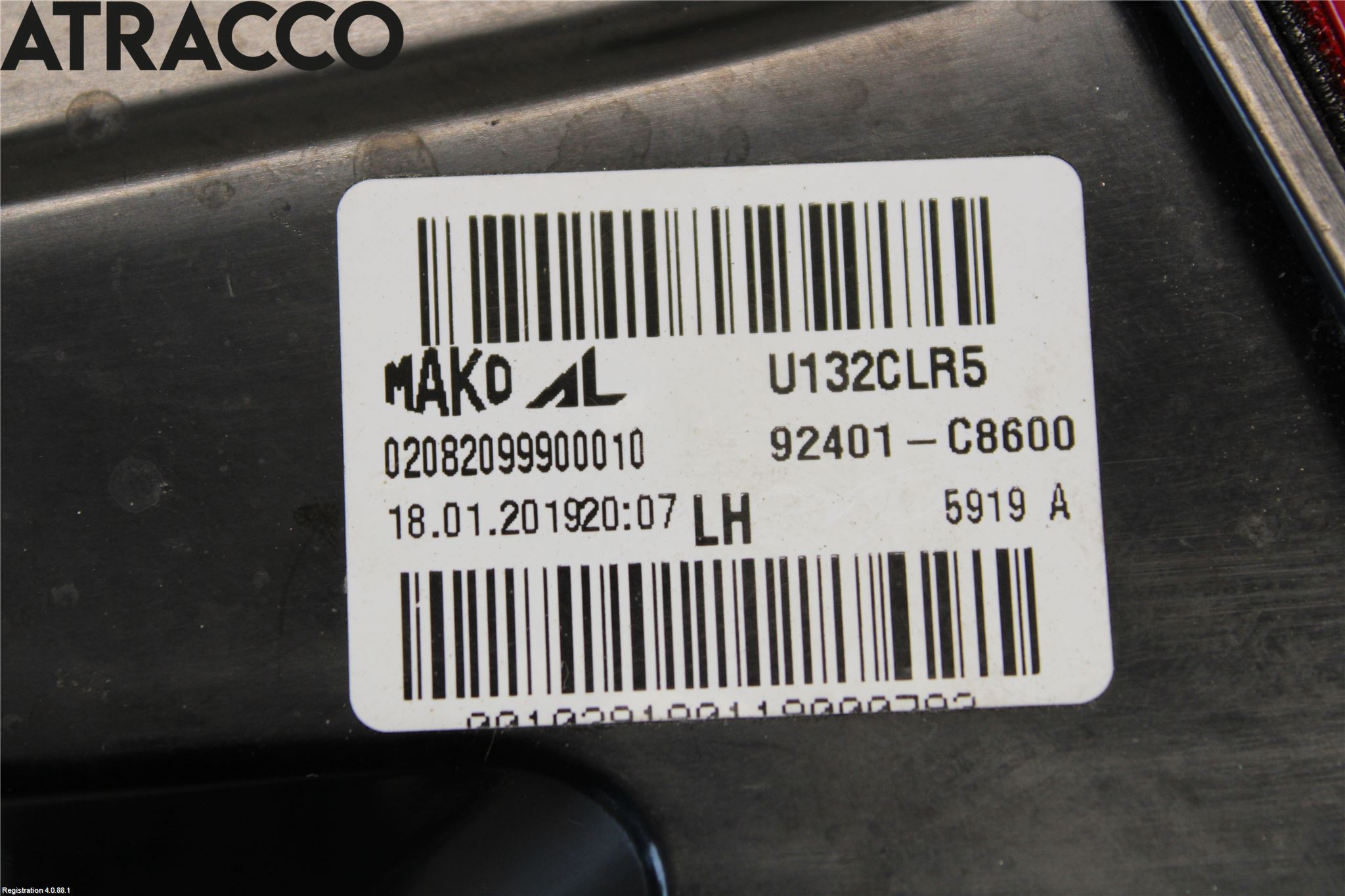 Hyundai i20 GB 15-20 Baklykt Venstre