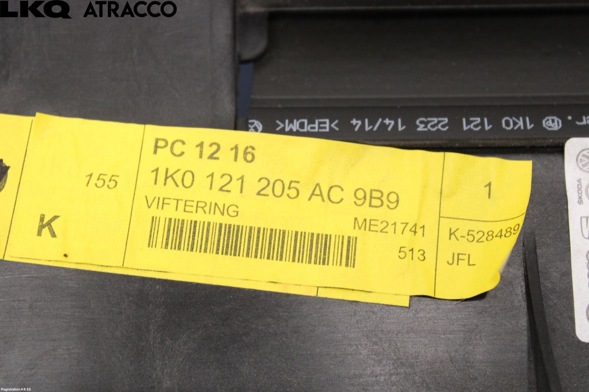 Volkswagen VW GOLF VI 09-13 Kjølevifte Elektrisk