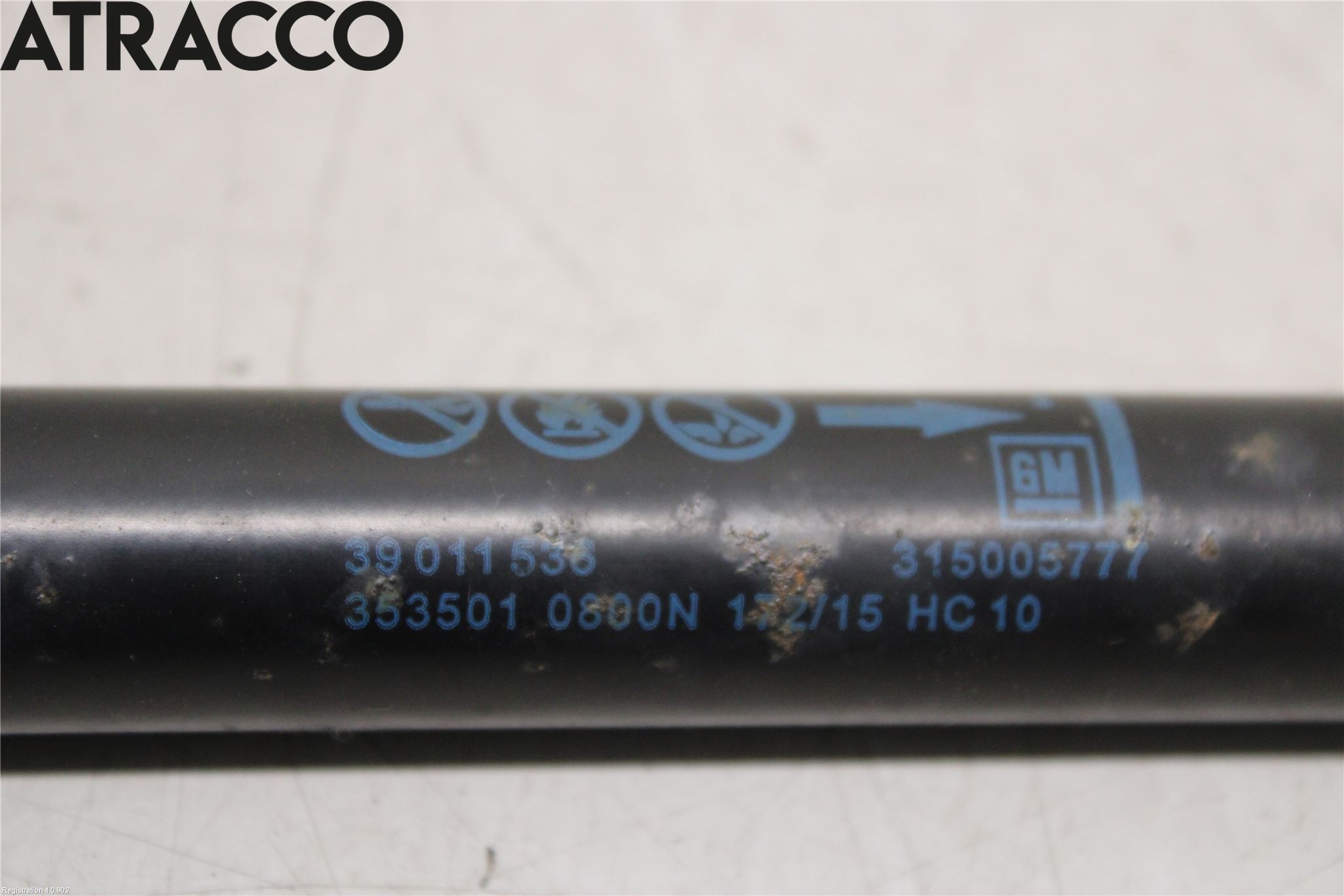 Opel INSIGNIA 09-16 Bakluke Demper-Gassfjær