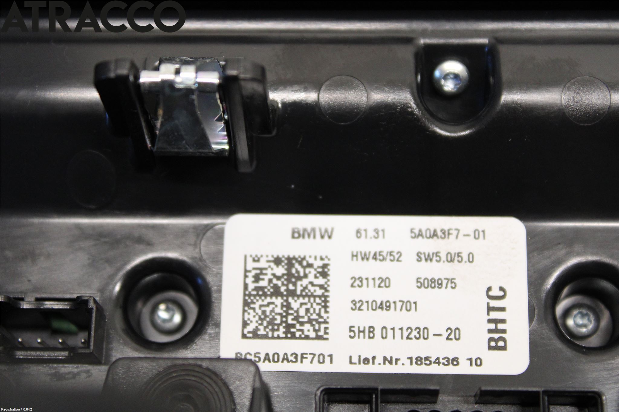 BMW i3 I01 13-22 Varme Ac Betjening-Display