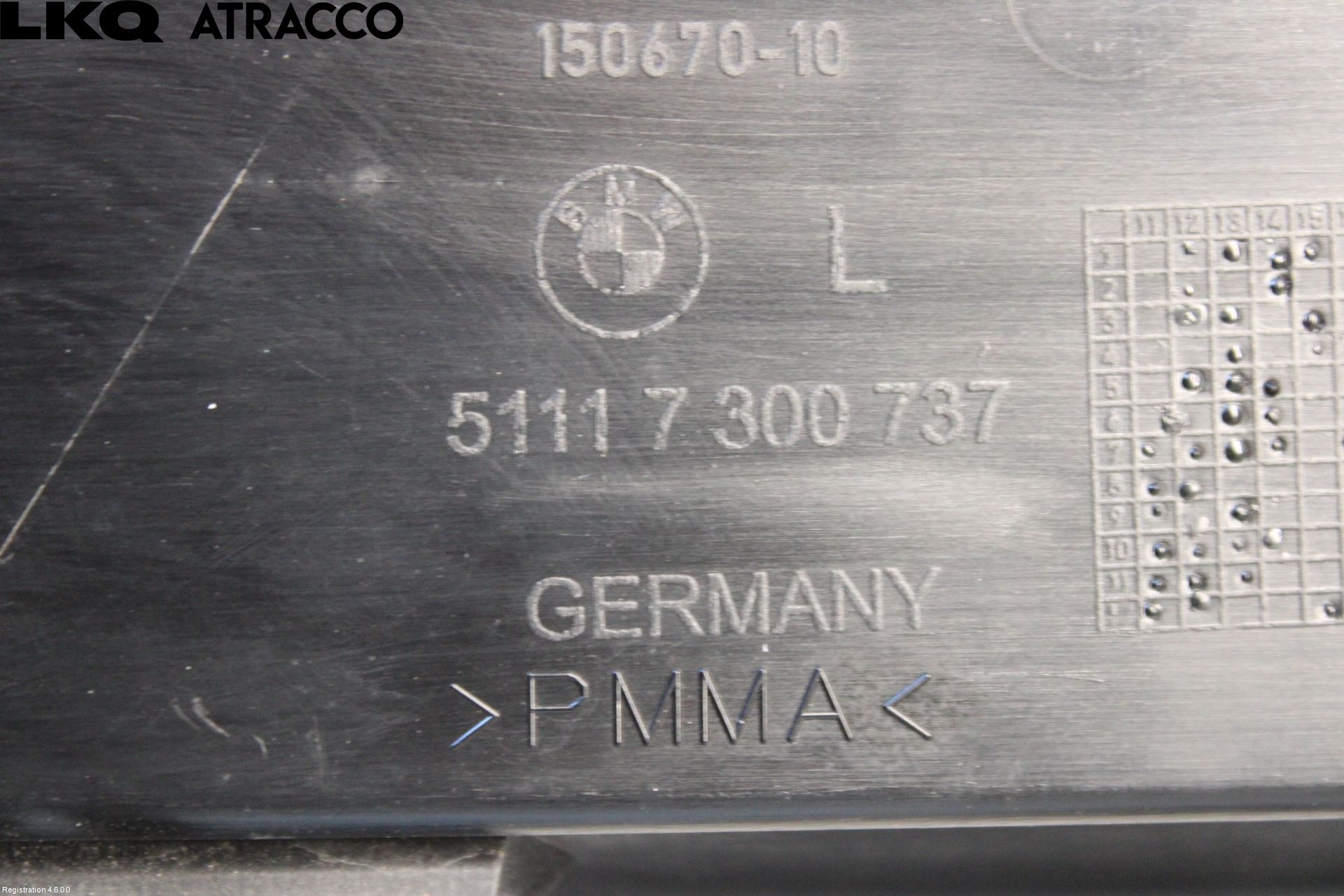 BMW 3 F30/F31/F80 12-19 Frontlykt Kurve-Tåkelys Ramme