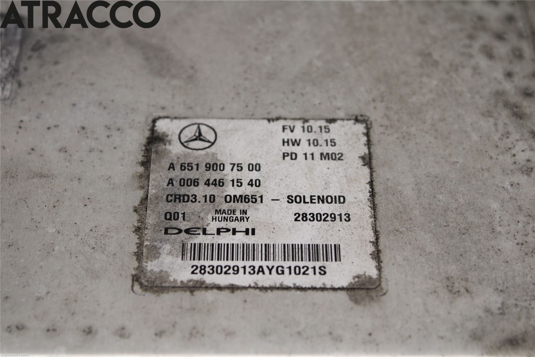 Mercedes-Benz MB C-KLASS (W204) 07-15 Styreenhet Innsprøytning