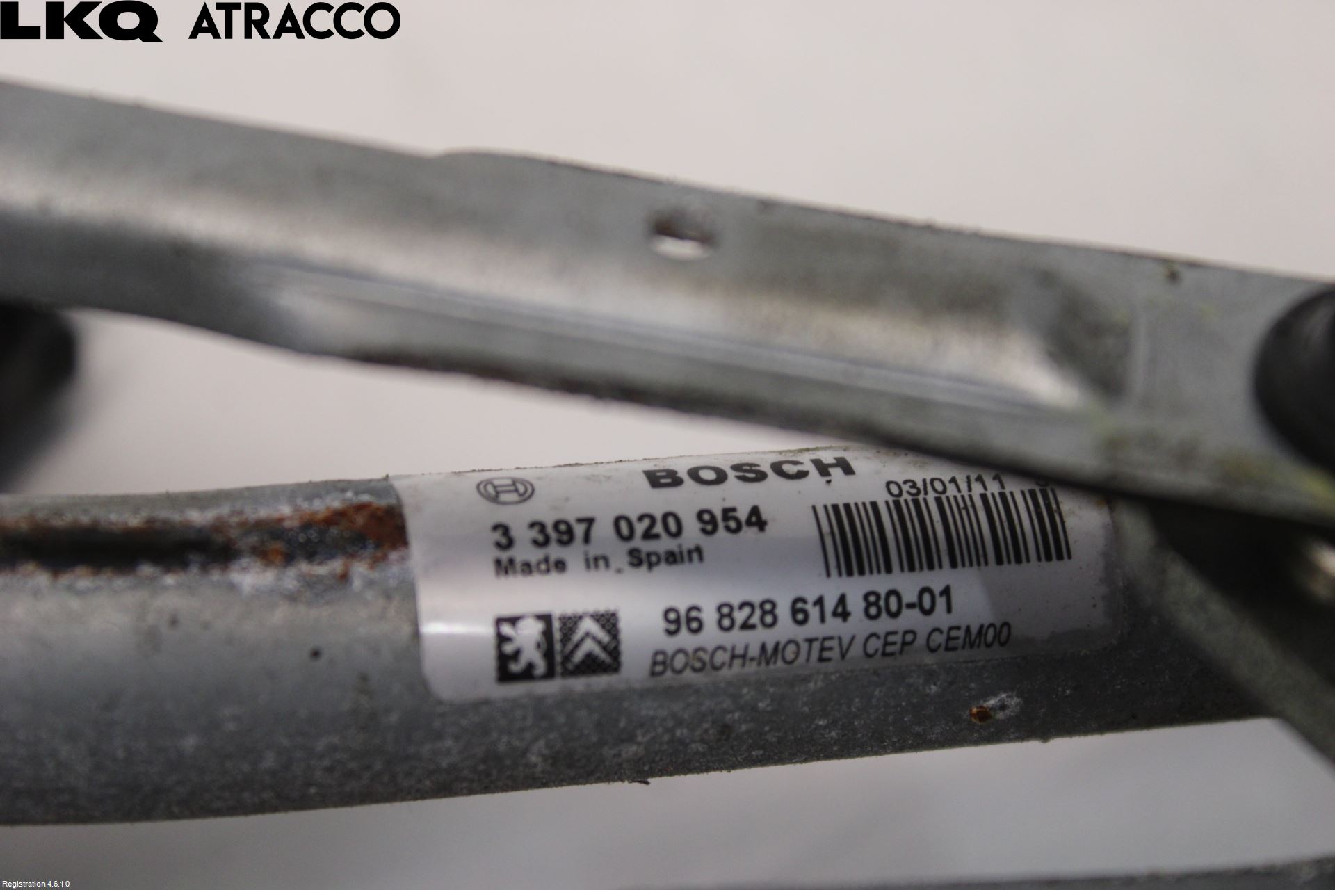 Citroen BERLINGO 08-18 Viskermotor Frontrute