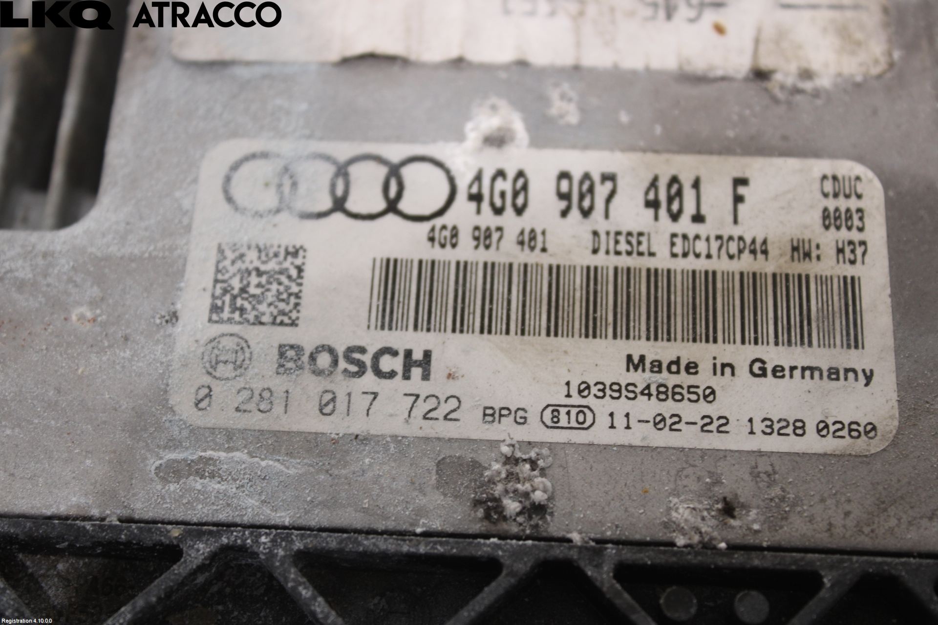 Audi A7/S7 4G 11-17 Styreenhet Dieselpumpe