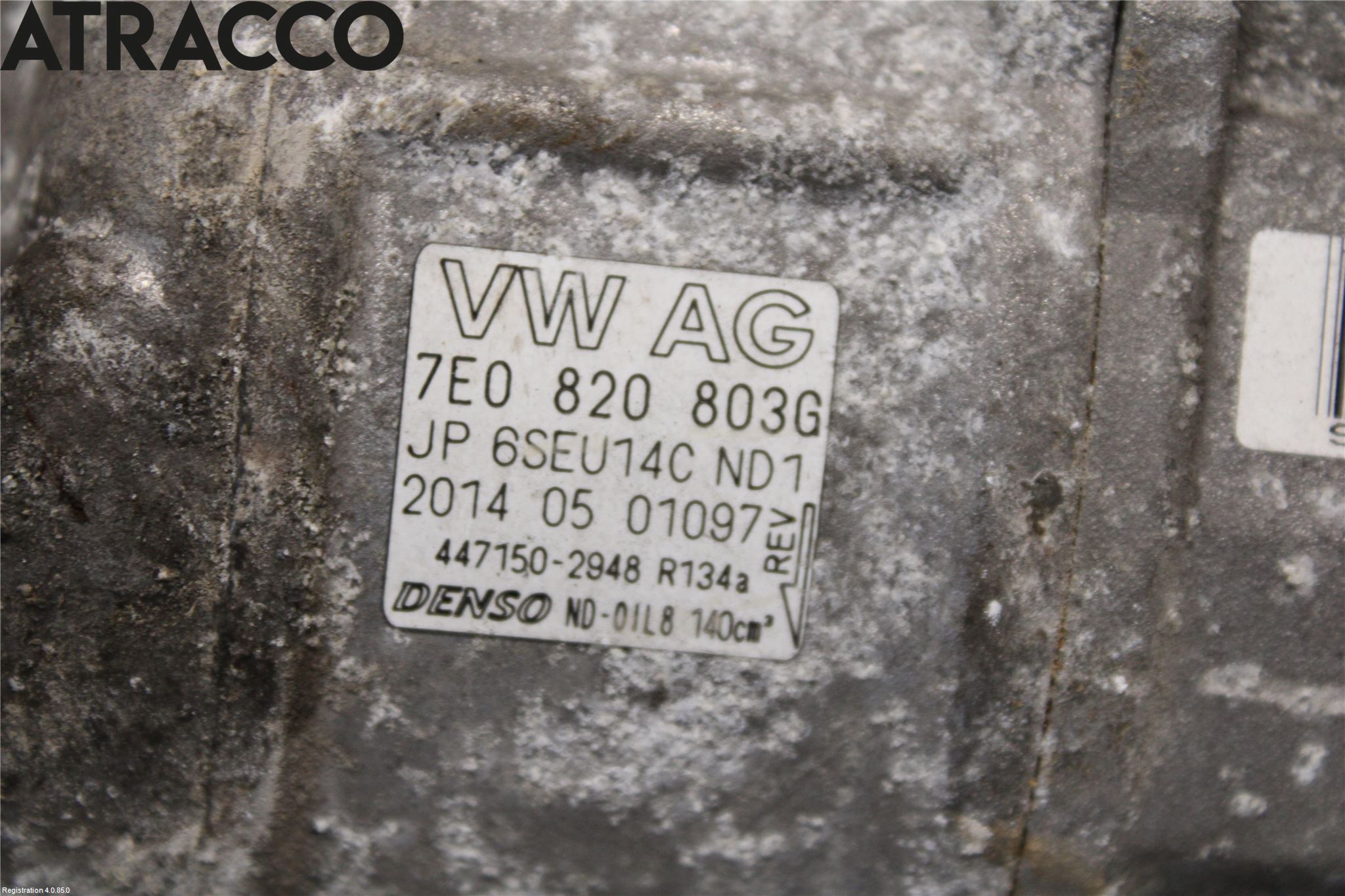 Volkswagen VW CADDY 11-15 Varme Ac Kompressor