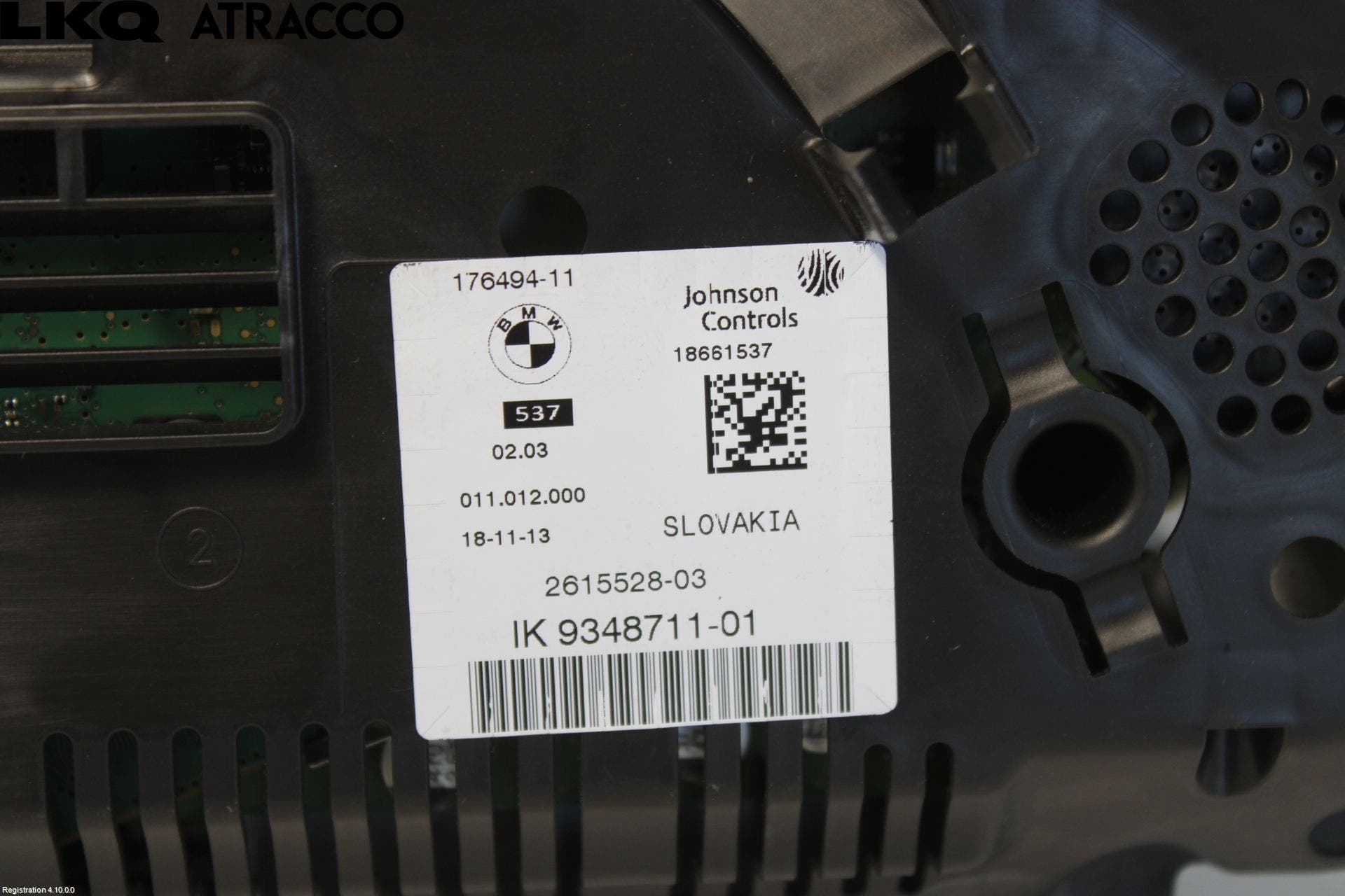 BMW 5 F10/F11/F18 09-17 Instr Kombinert