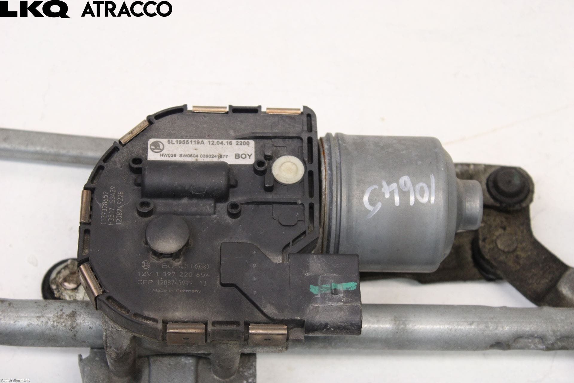 Skoda YETI Viskermotor Frontrute