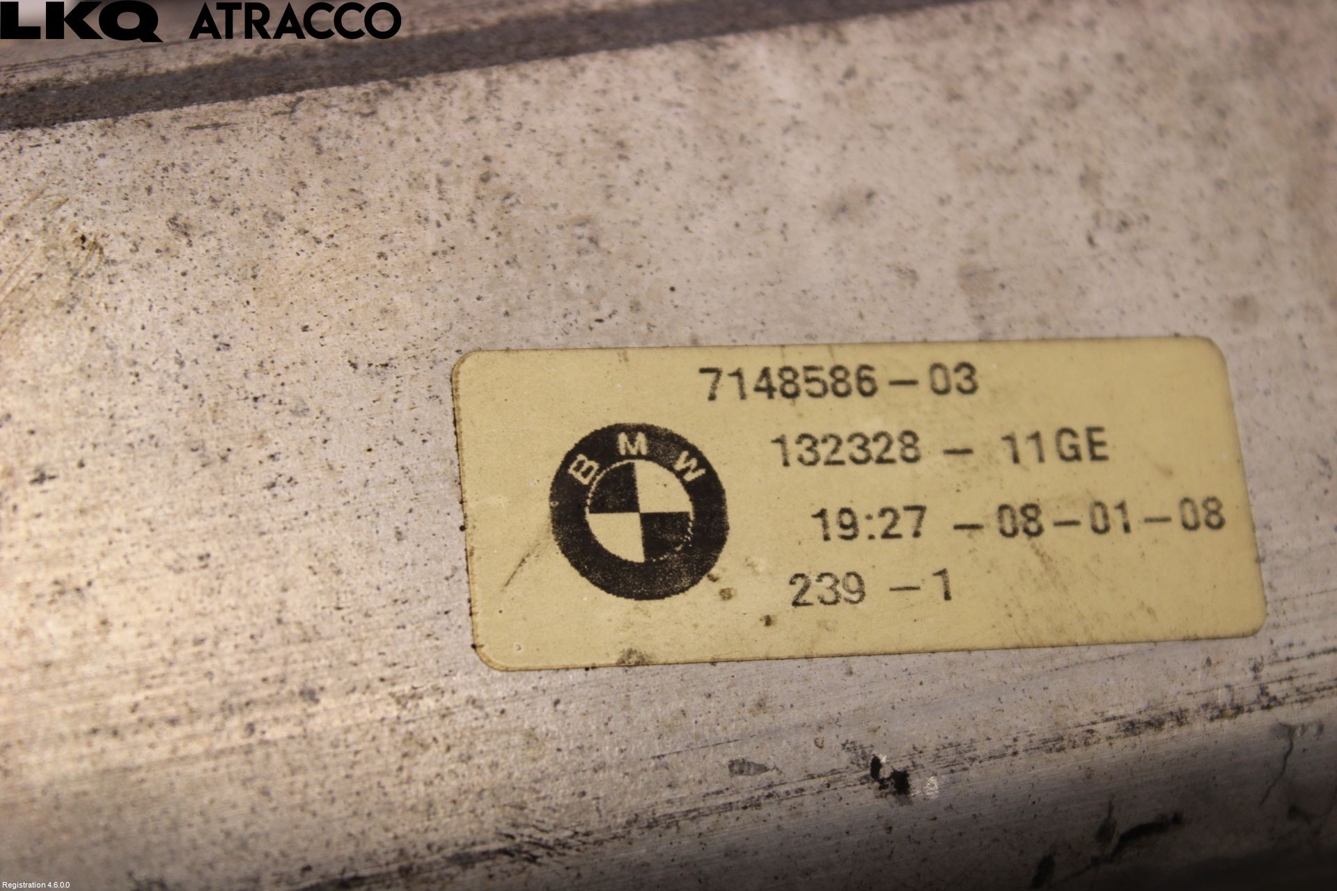 BMW 5 E60/61 Sed/Tou 02-10 Støtfanger Foran Bjelke