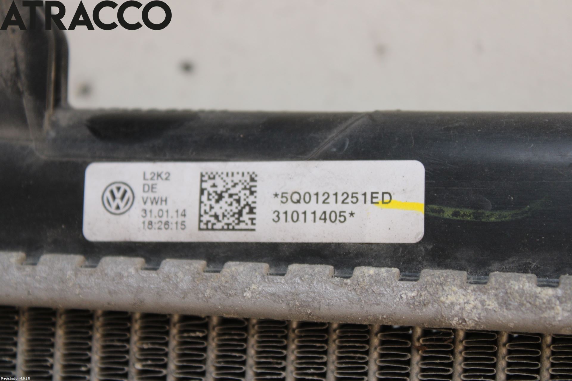 Volkswagen VW GOLF / E-GOLF VII 13-20 Radiator Automat