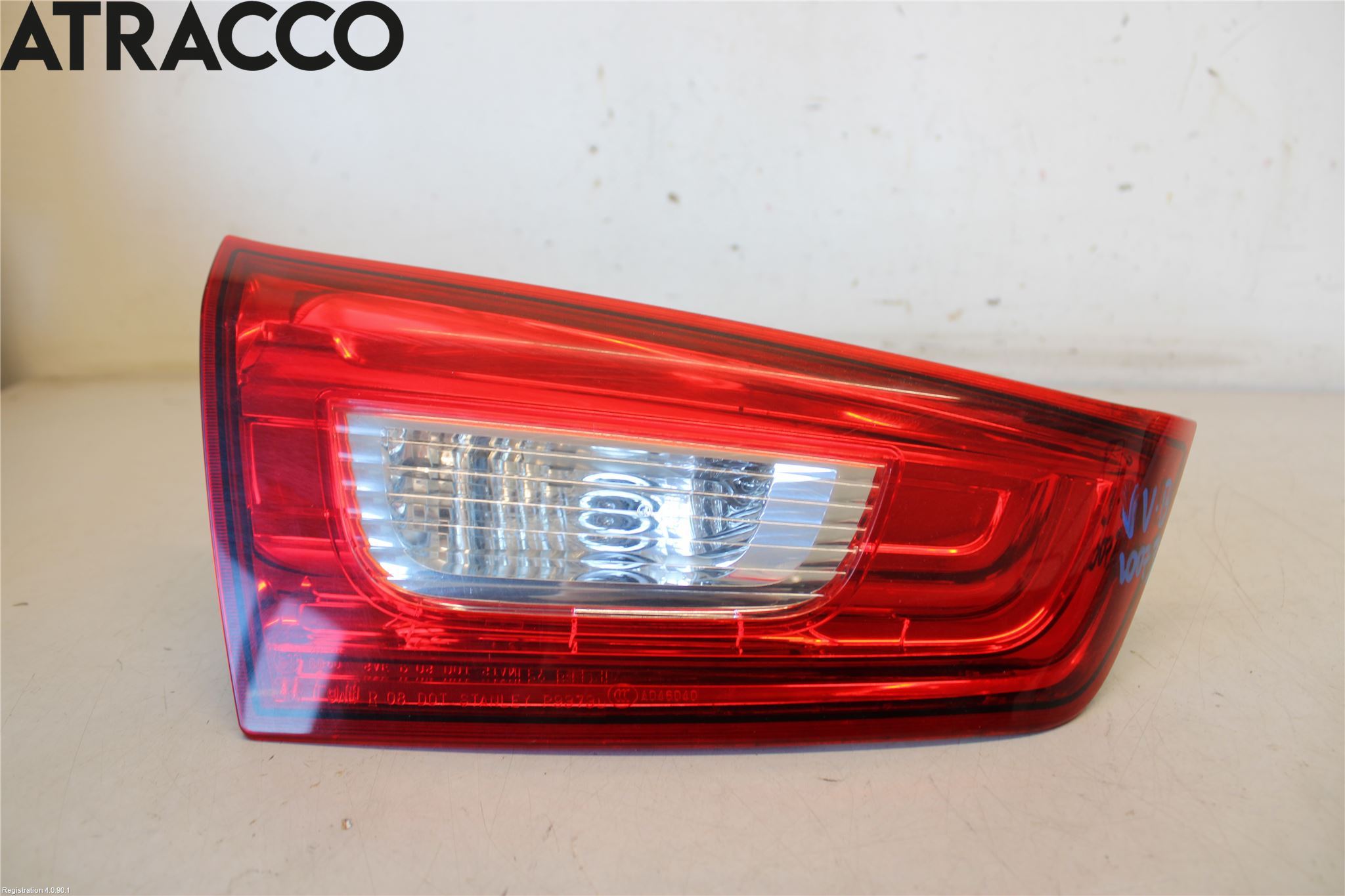 Mitsubishi ASX 10-22 Baklykt Venstre  På Luke(Indre