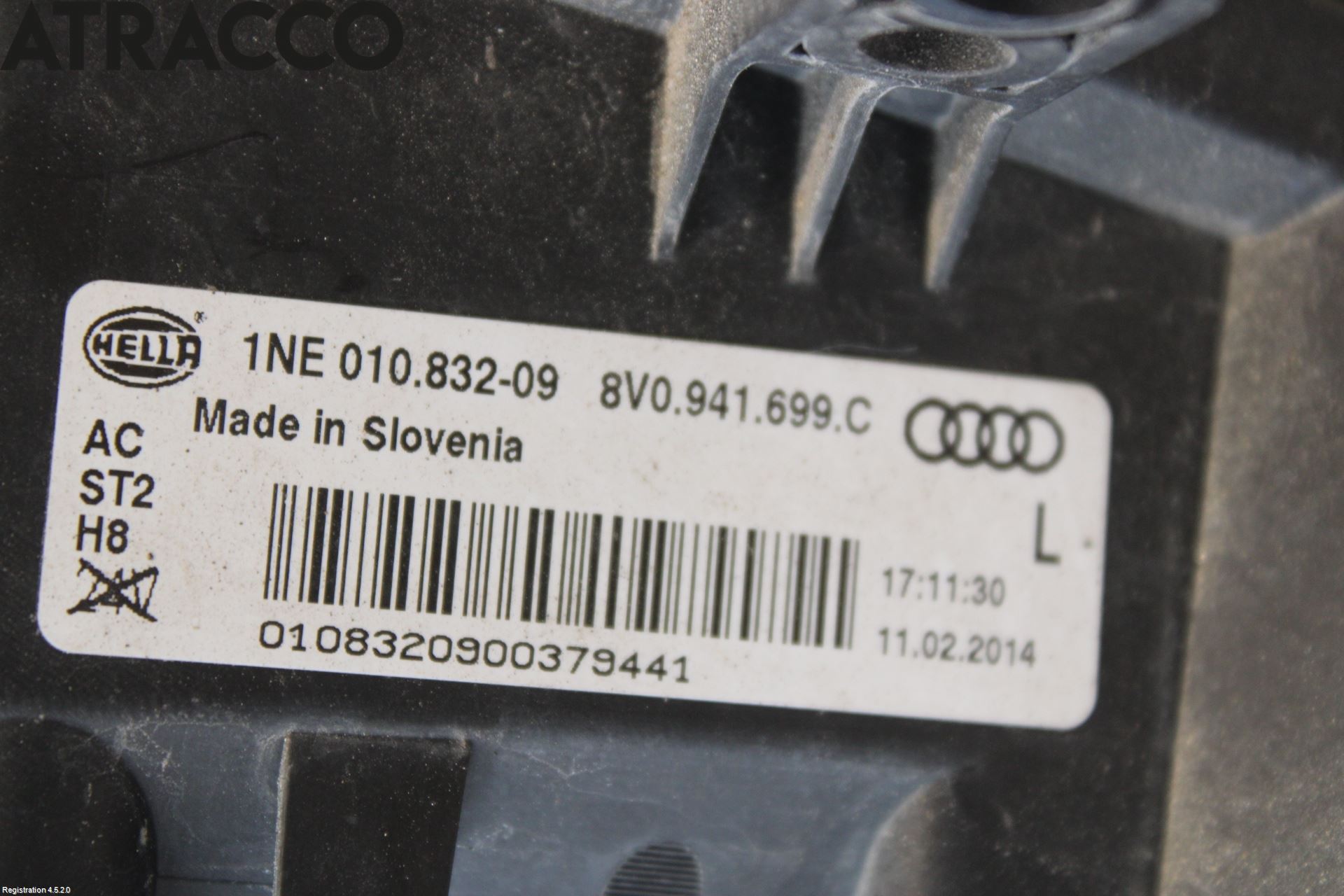 Audi A3/S3 05-13 Frontlykt-Kurve-Tåkelys